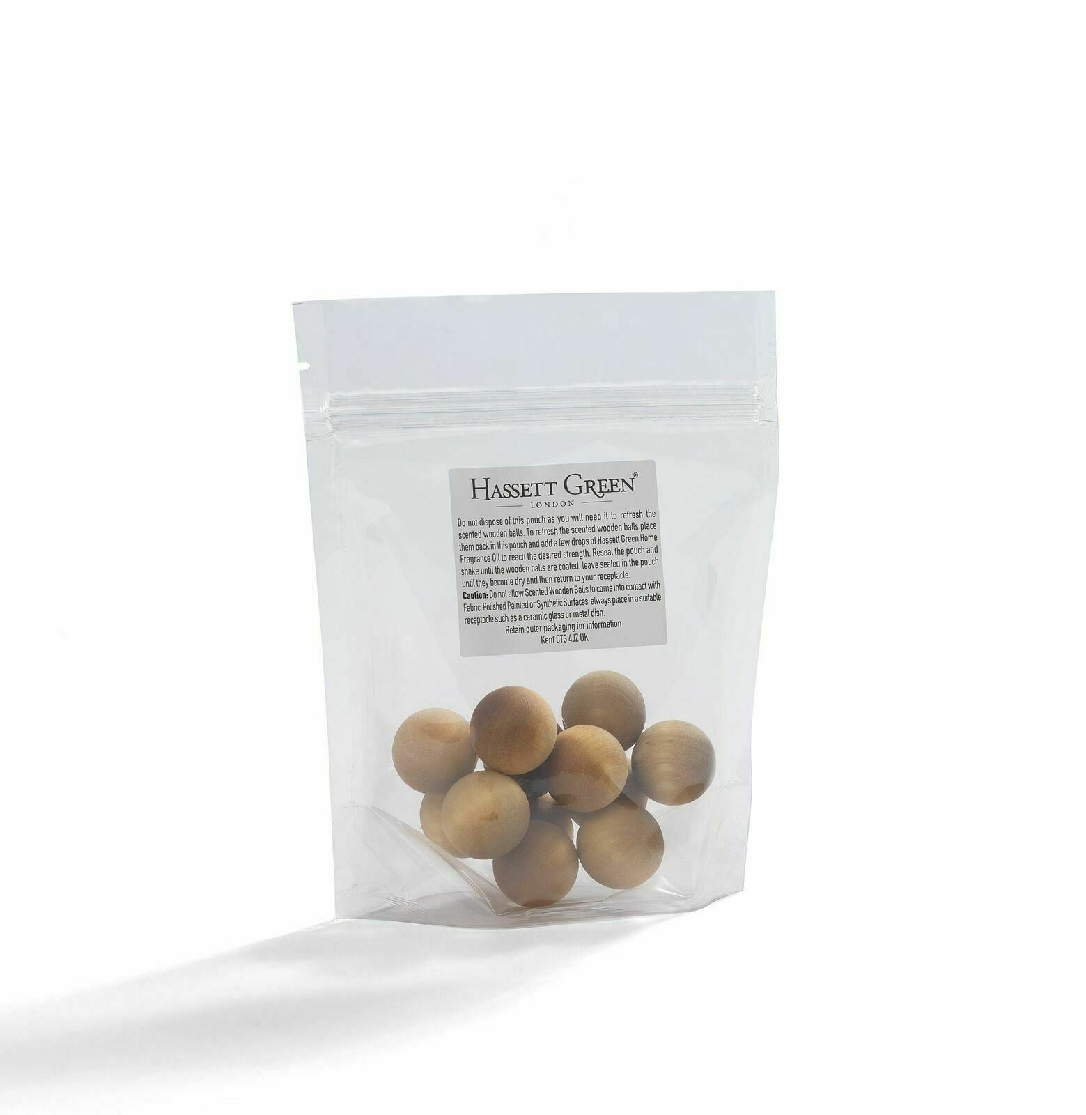 Iced Cranberry - Scented Wooden Balls 12 Pack plus 30ml Bottle of Fragrance Oil