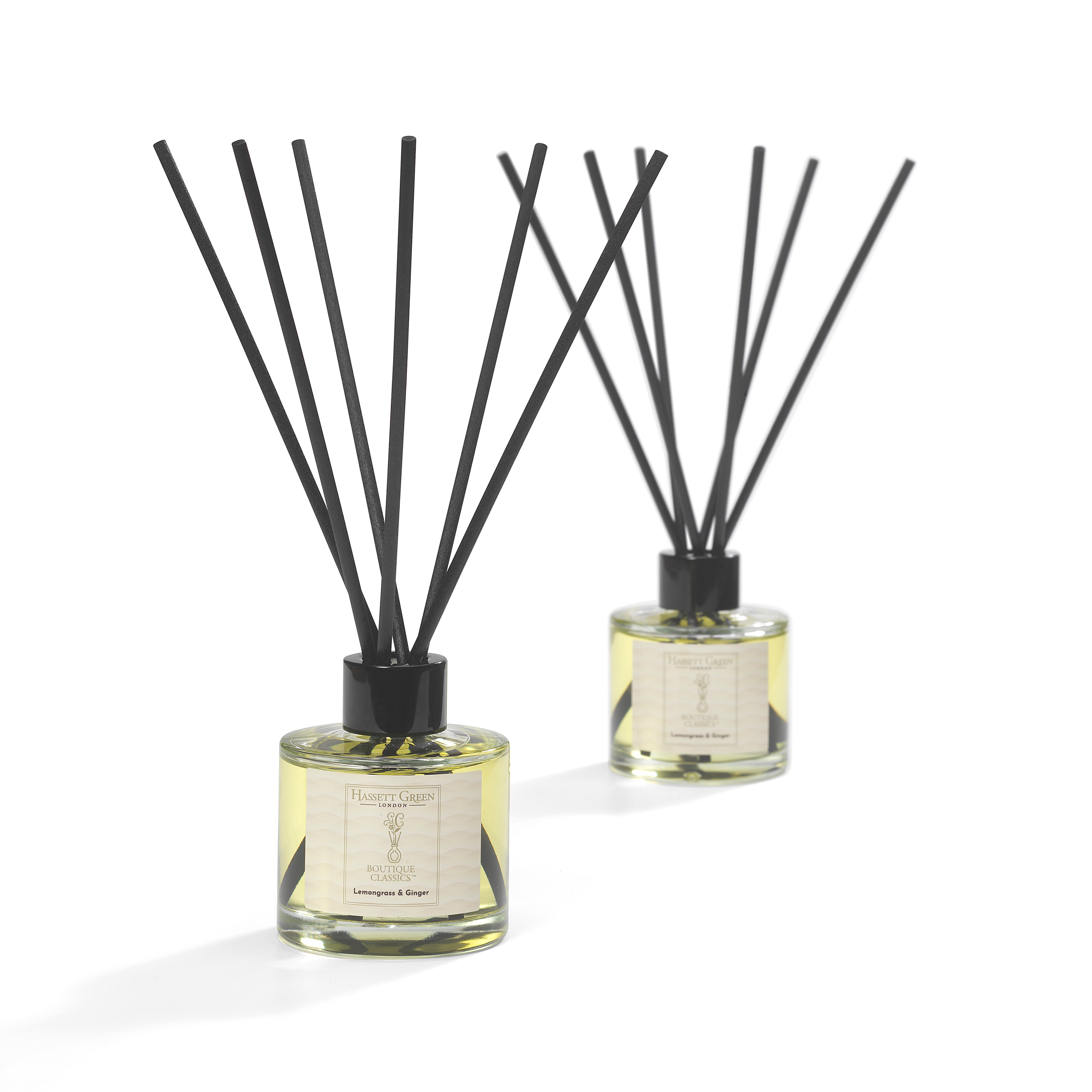 Lemongrass & Ginger - Reed Diffuser Duo Set - 2 x 125ml