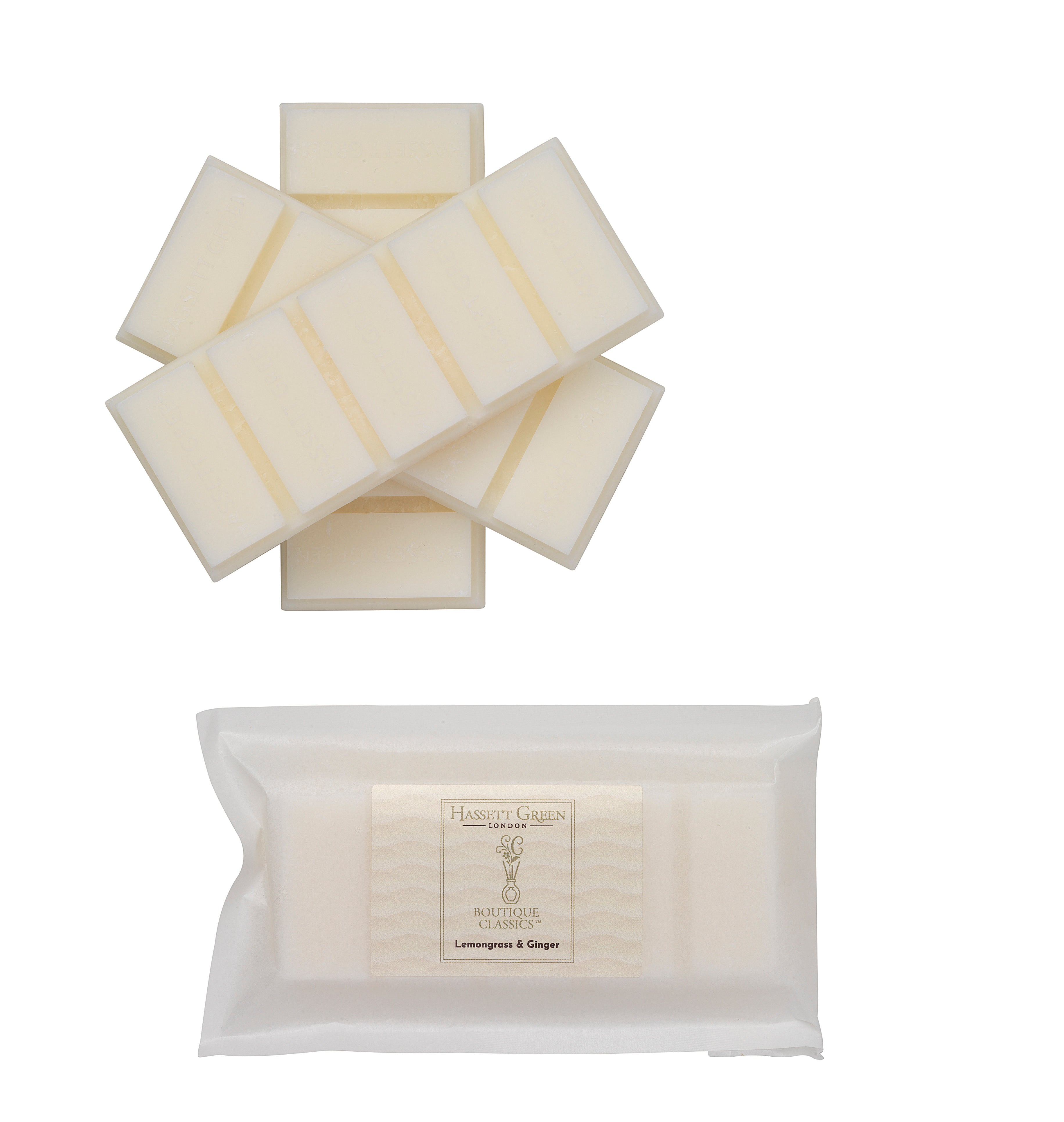 Lemongrass & Ginger - Wax Melts 55g Snap Bars