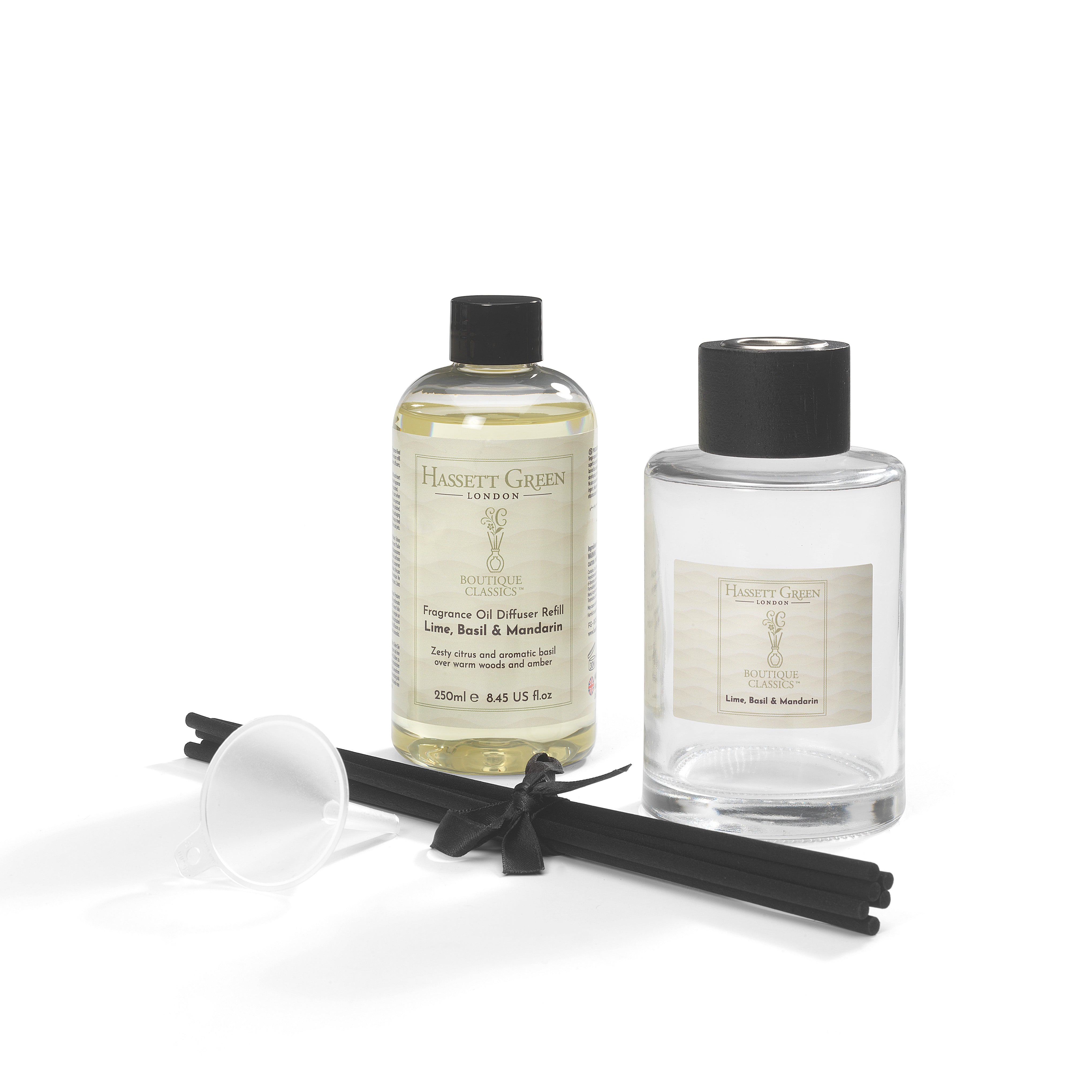 Lime Basil & Mandarin - Fragrance Oil Reed Diffuser 250ml