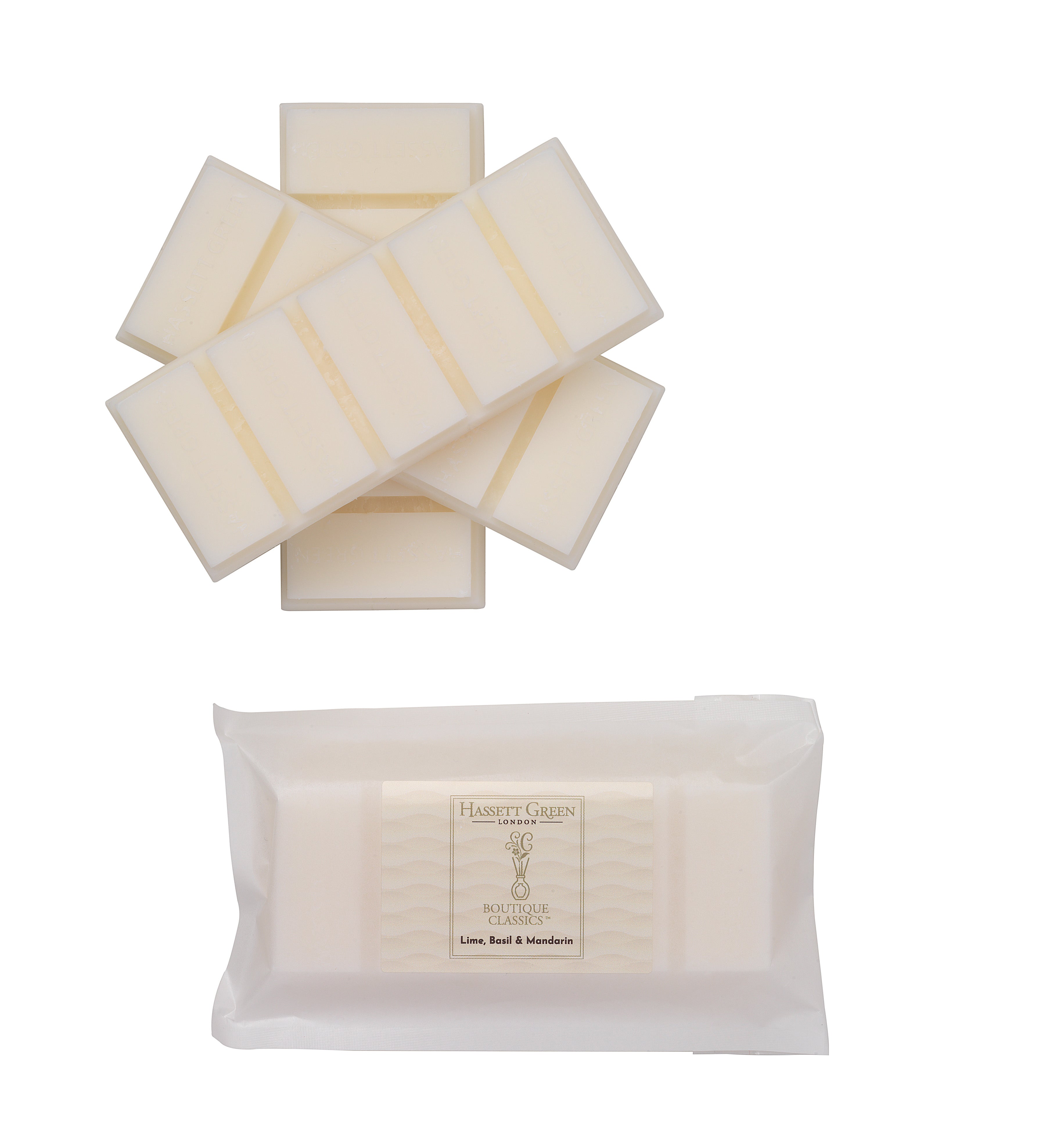 Lime Basil & Mandarin - Wax Melts 55g Snap Bars