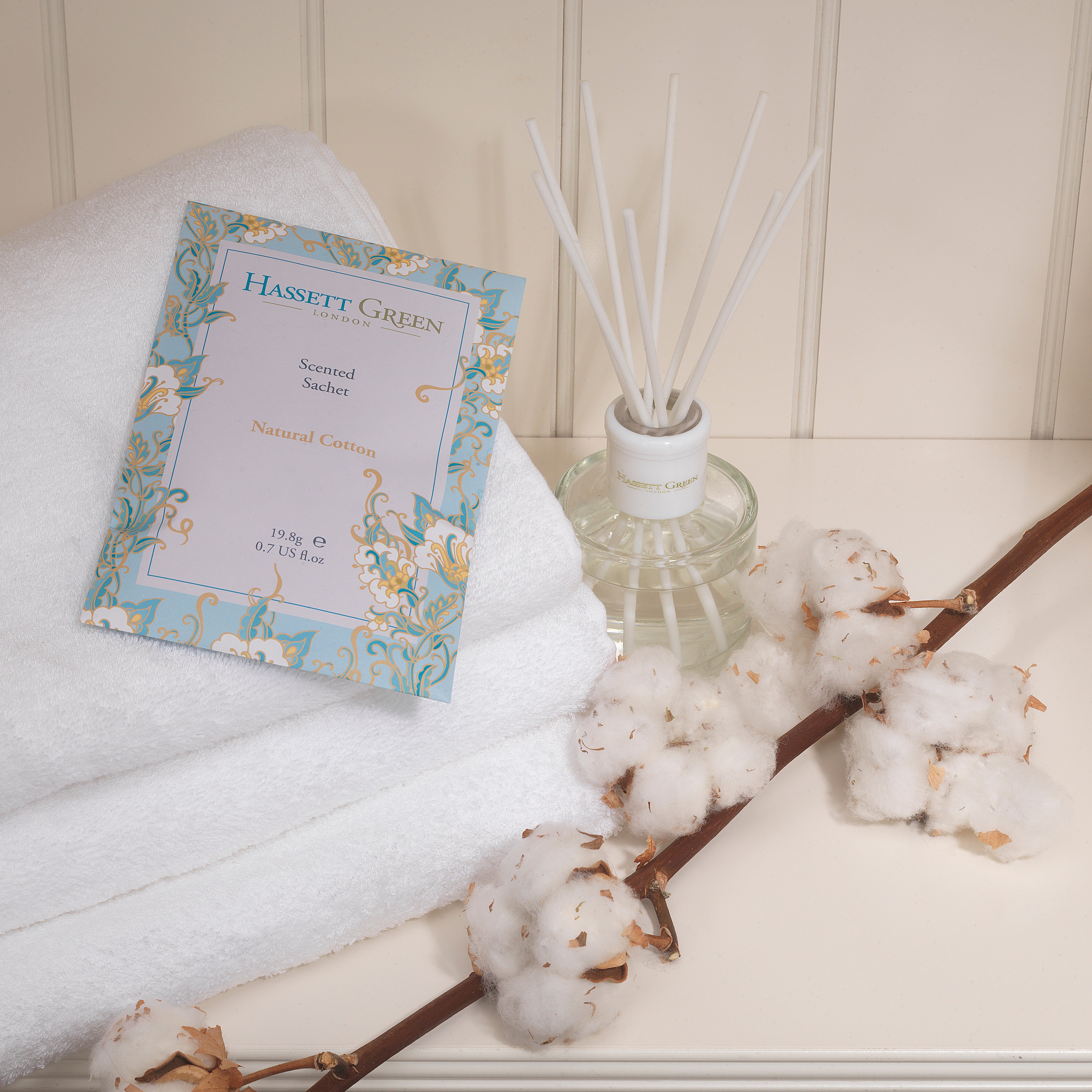 Natural Cotton Three Pack - Scented Sachet