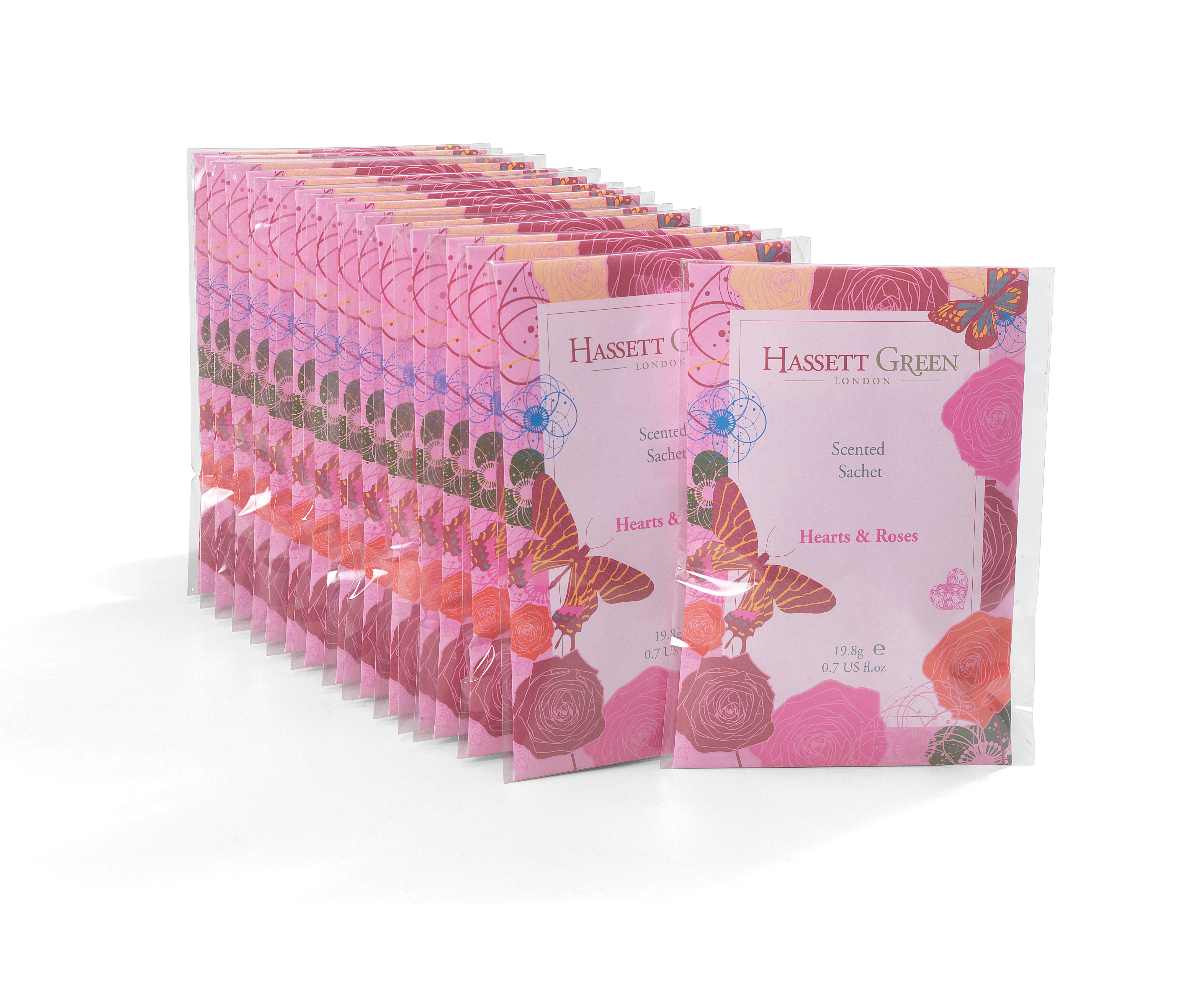 Hearts & Roses 15-Pack - Scented Sachet