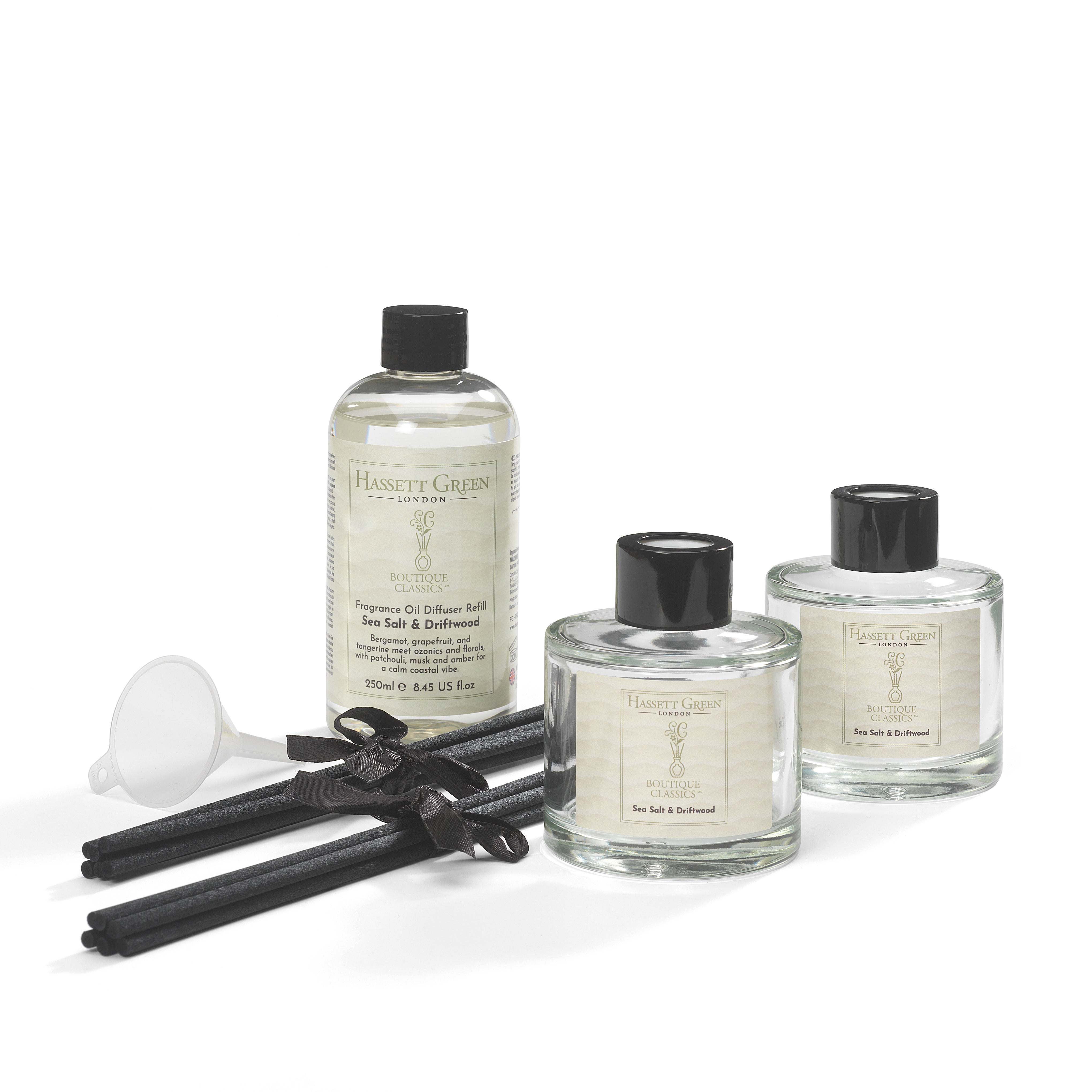 Sea Salt & Driftwood - Reed Diffuser Duo Set - 2 x 125ml