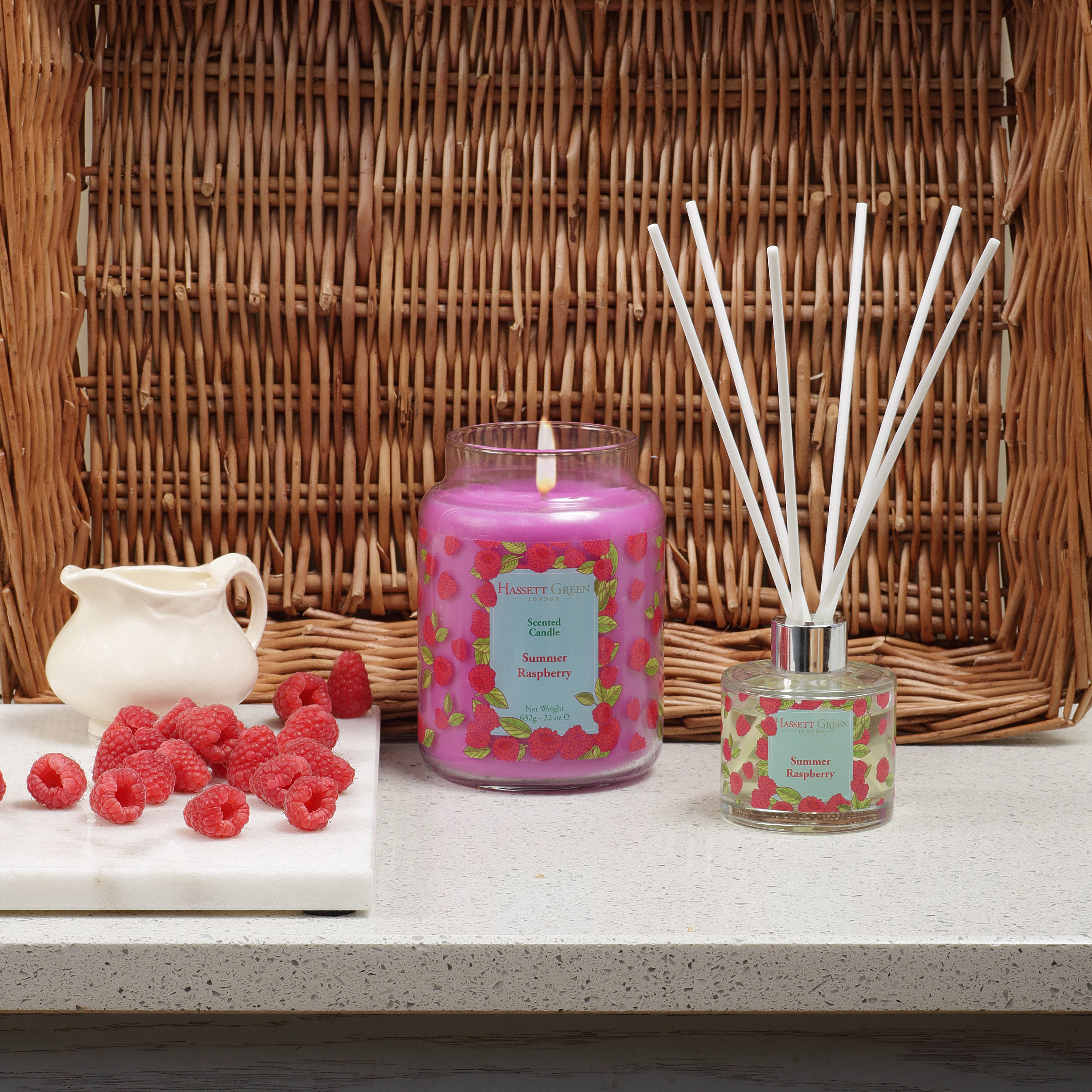 Summer Raspberry - Reed Diffuser Duo Set - 2 x 125ml
