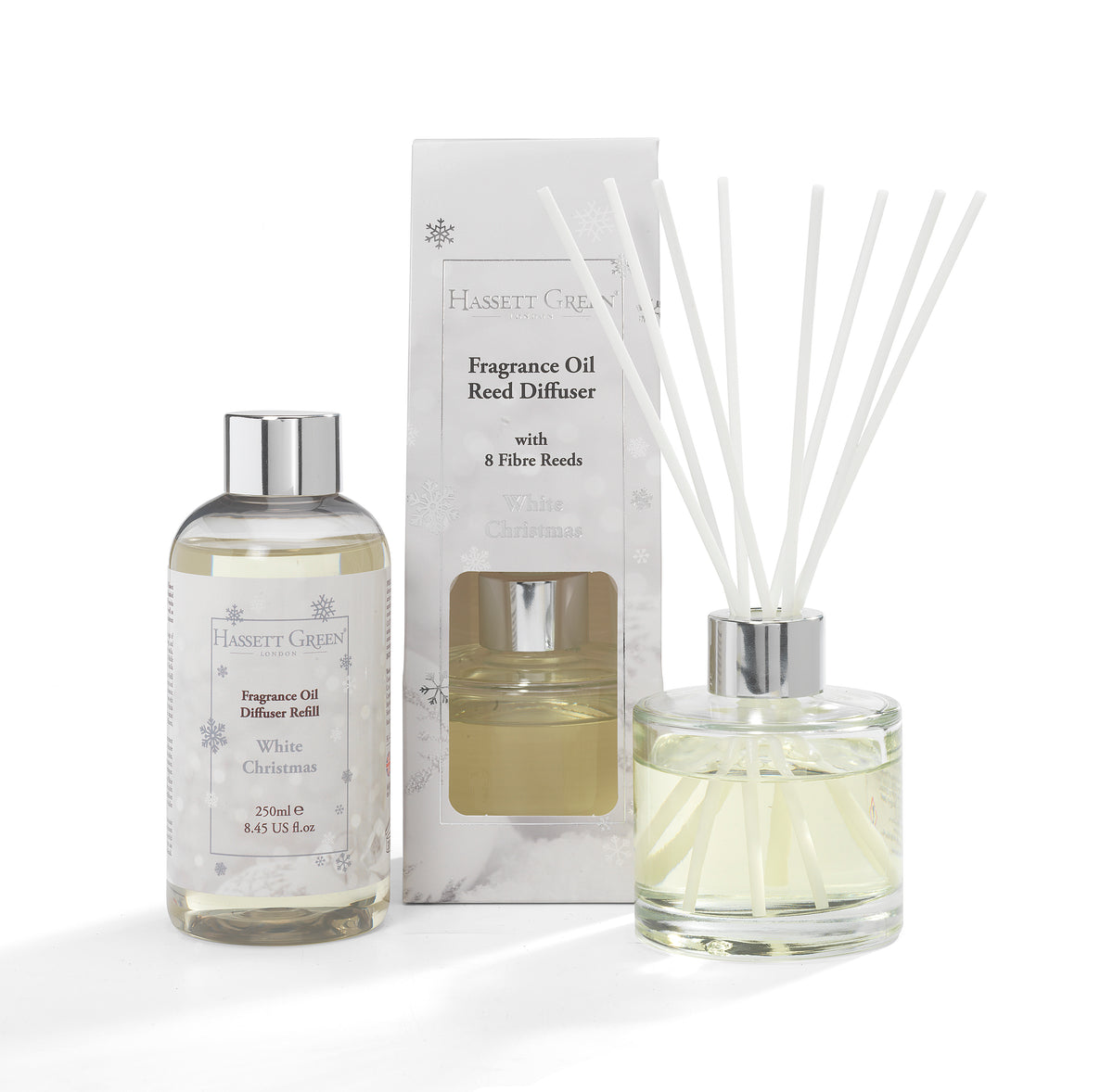 White Christmas - Reed Diffuser and Refill Combination Set