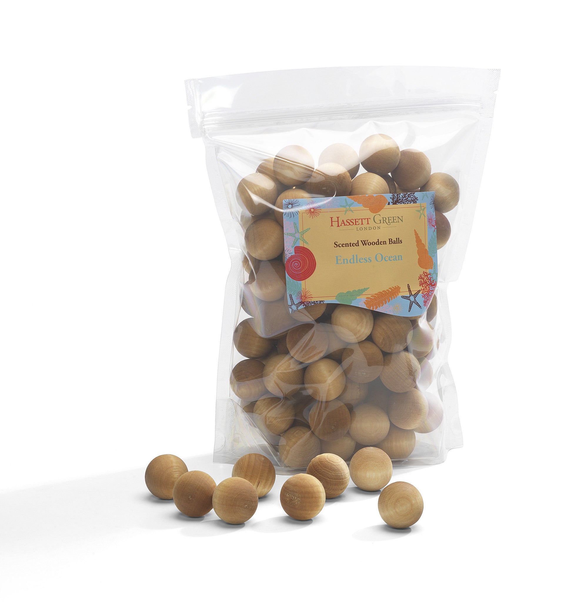 Endless Ocean - Scented Wooden Balls Pack of 100