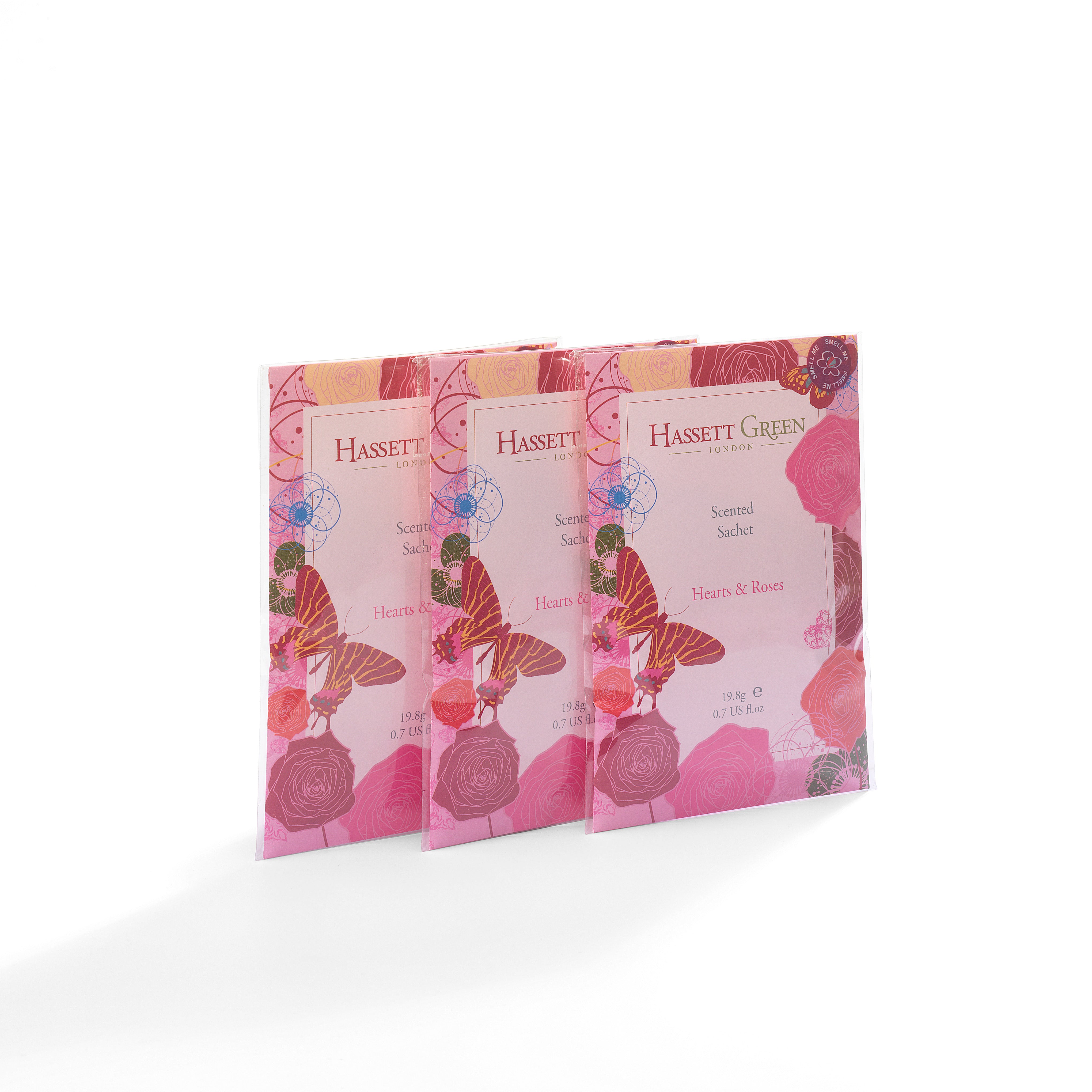 Hearts & Roses Three Pack - Scented Sachet