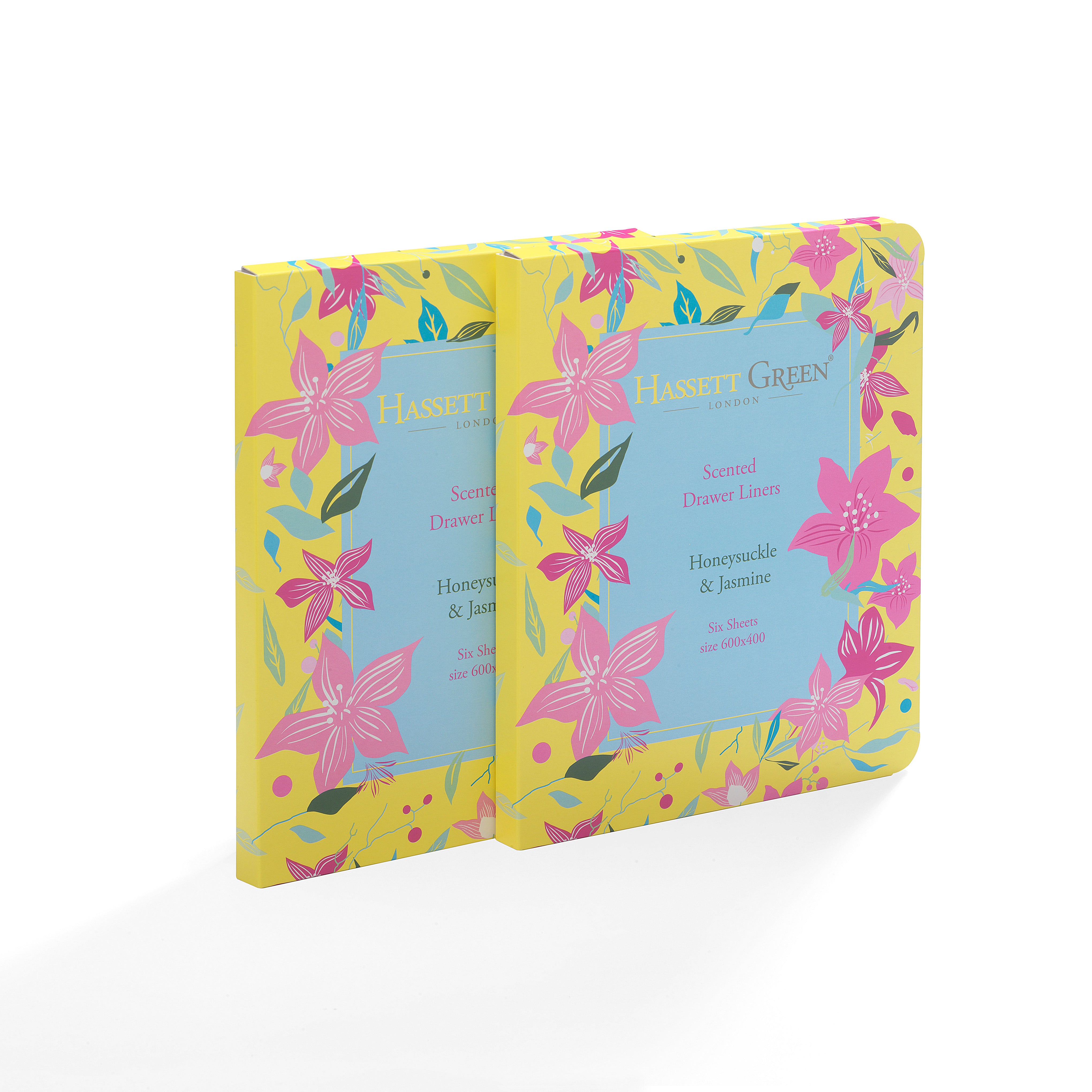 Honeysuckle & Jasmine - Scented Drawer Liners Twin Pack