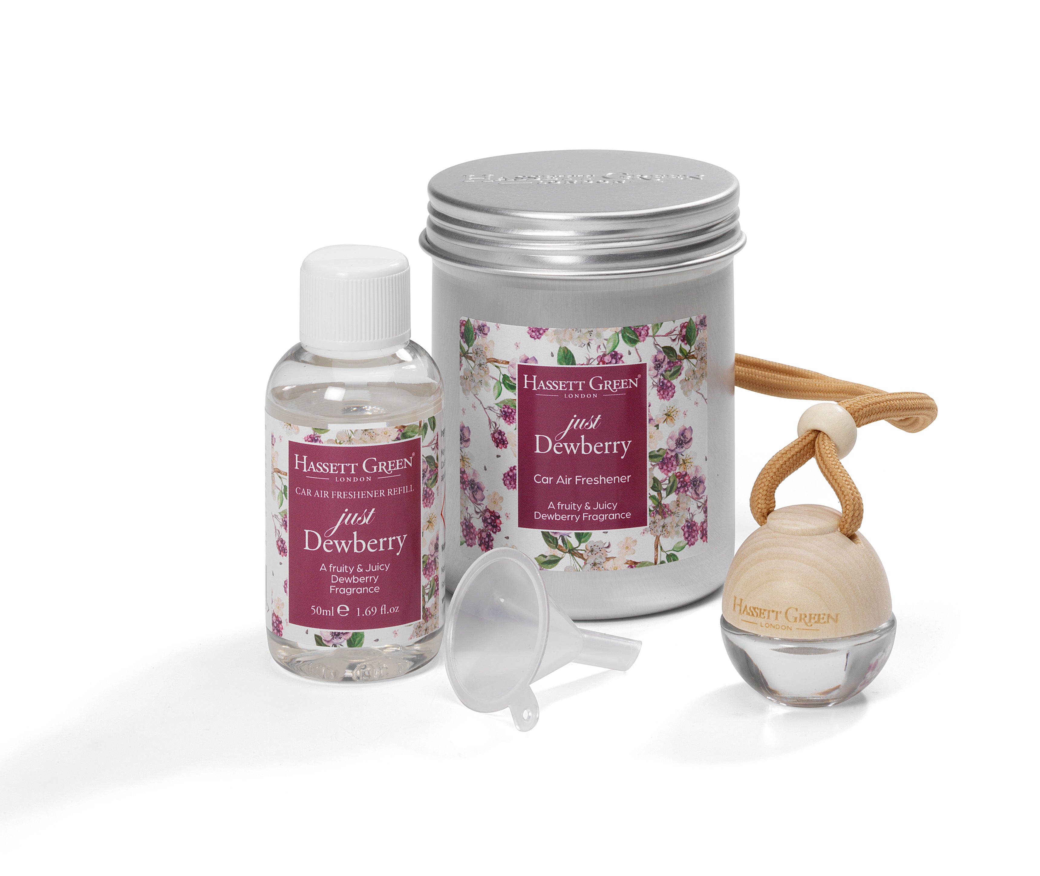 Just Dewberry Car Freshener & Refill