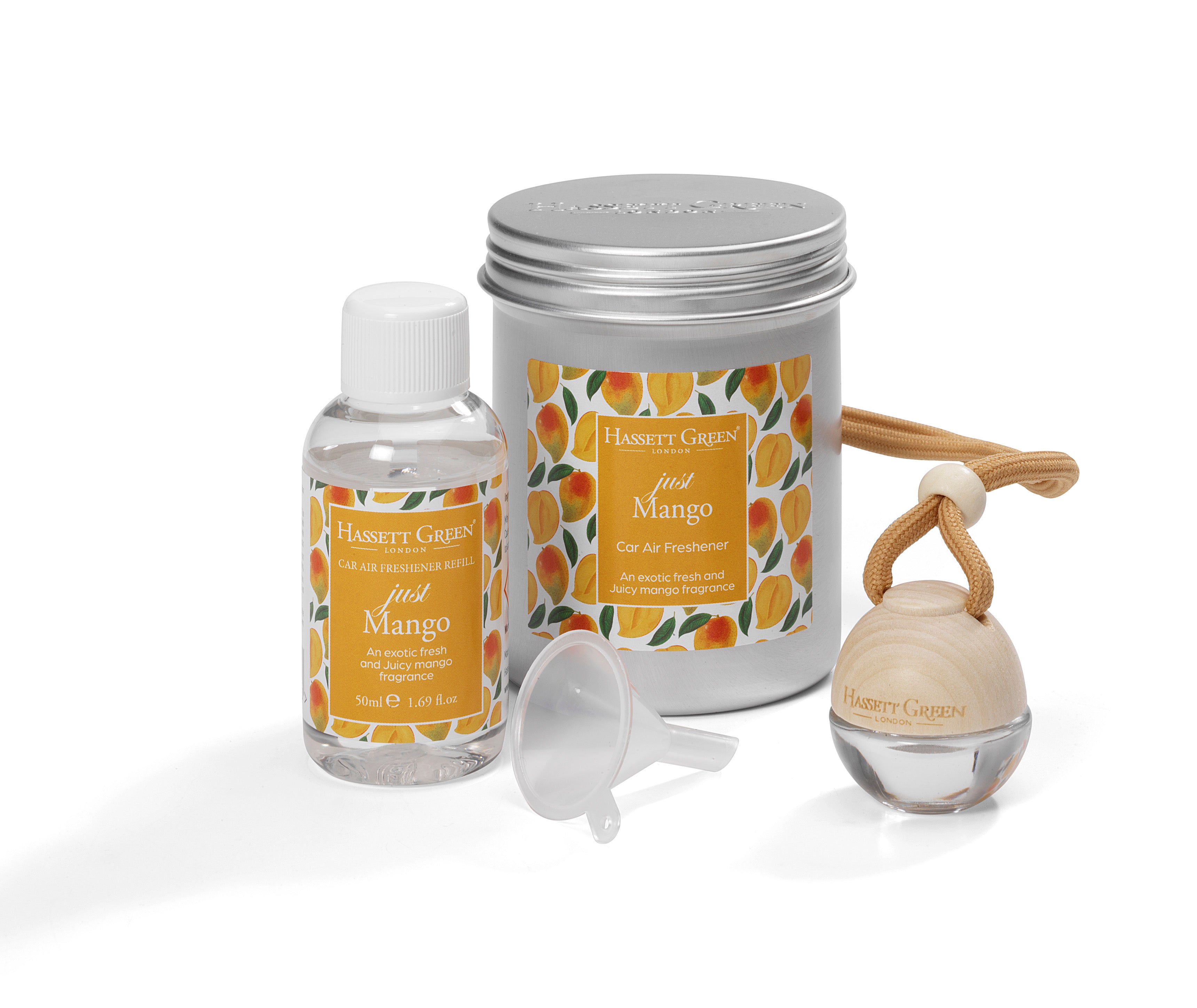 Just Mango Car Freshener & Refill