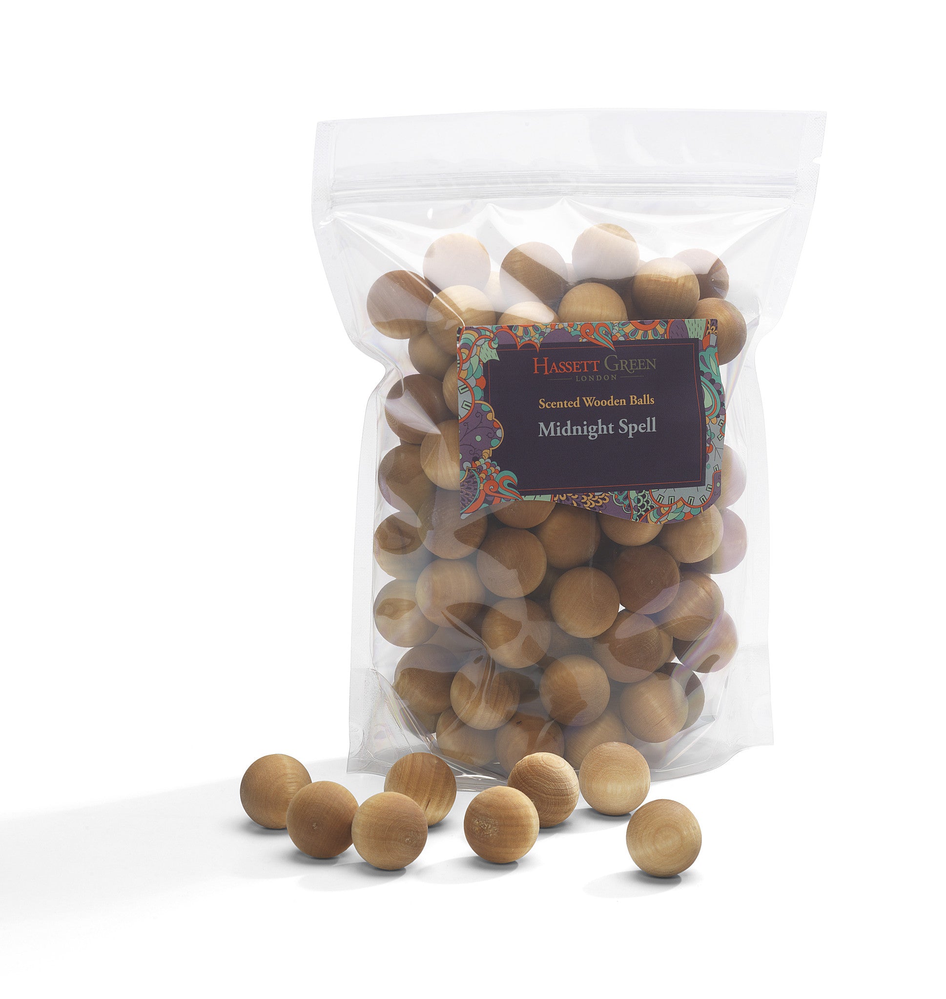 Midnight Spell - Scented Wooden Balls Pack of 100
