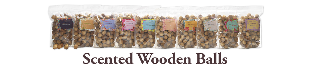 Scented Wooden Balls Pack of 100
