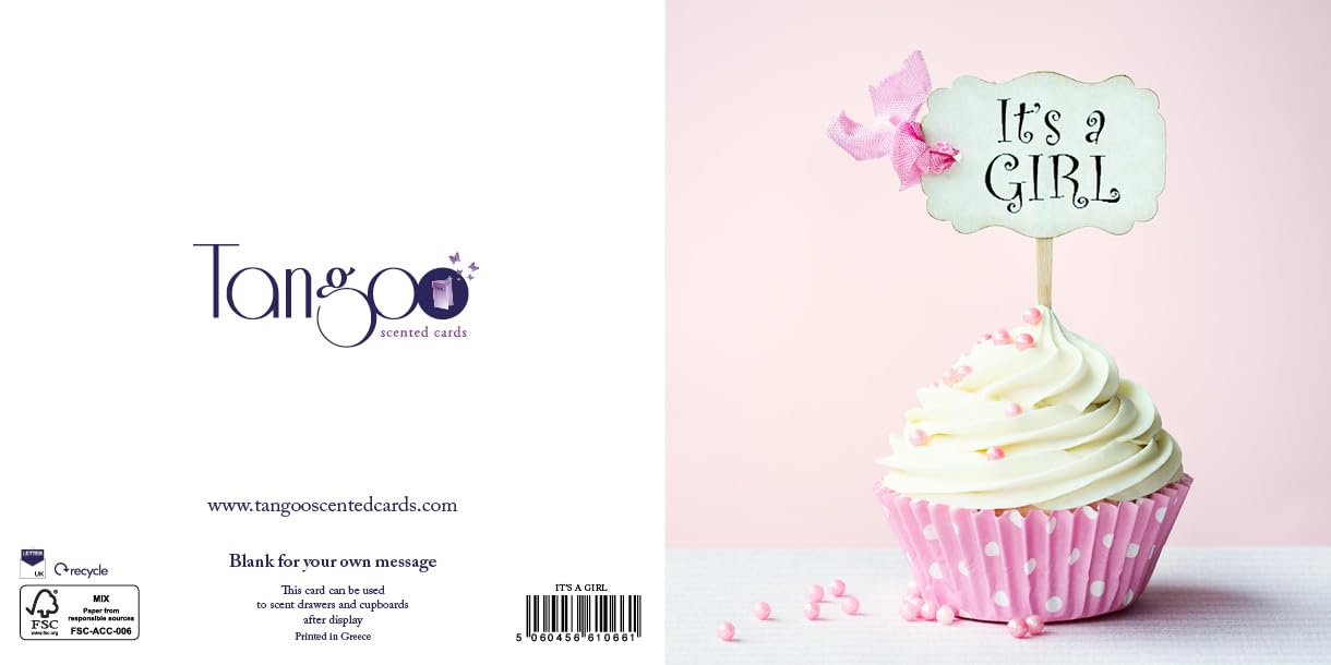 It's a Girl - Scented Greeting Card