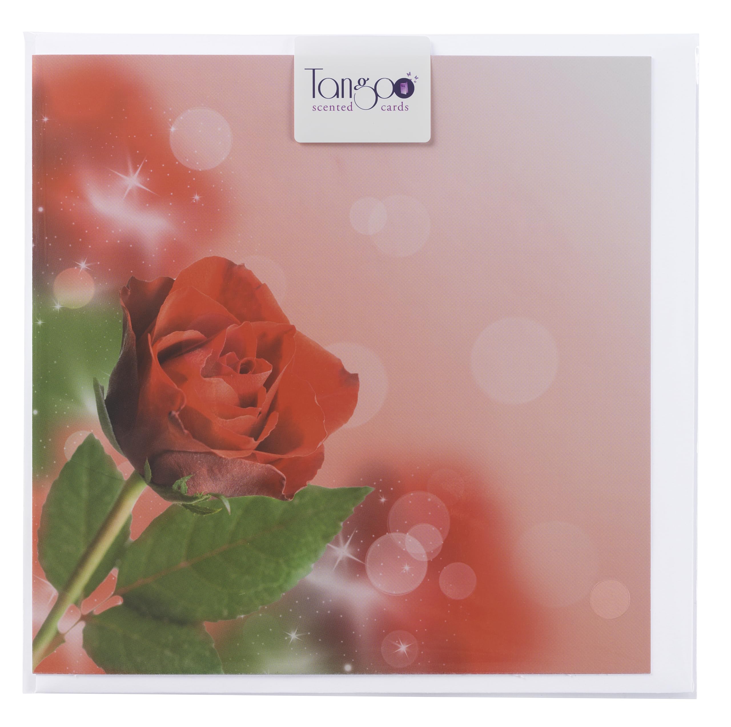 Single Red Rose - Scented Greeting Card