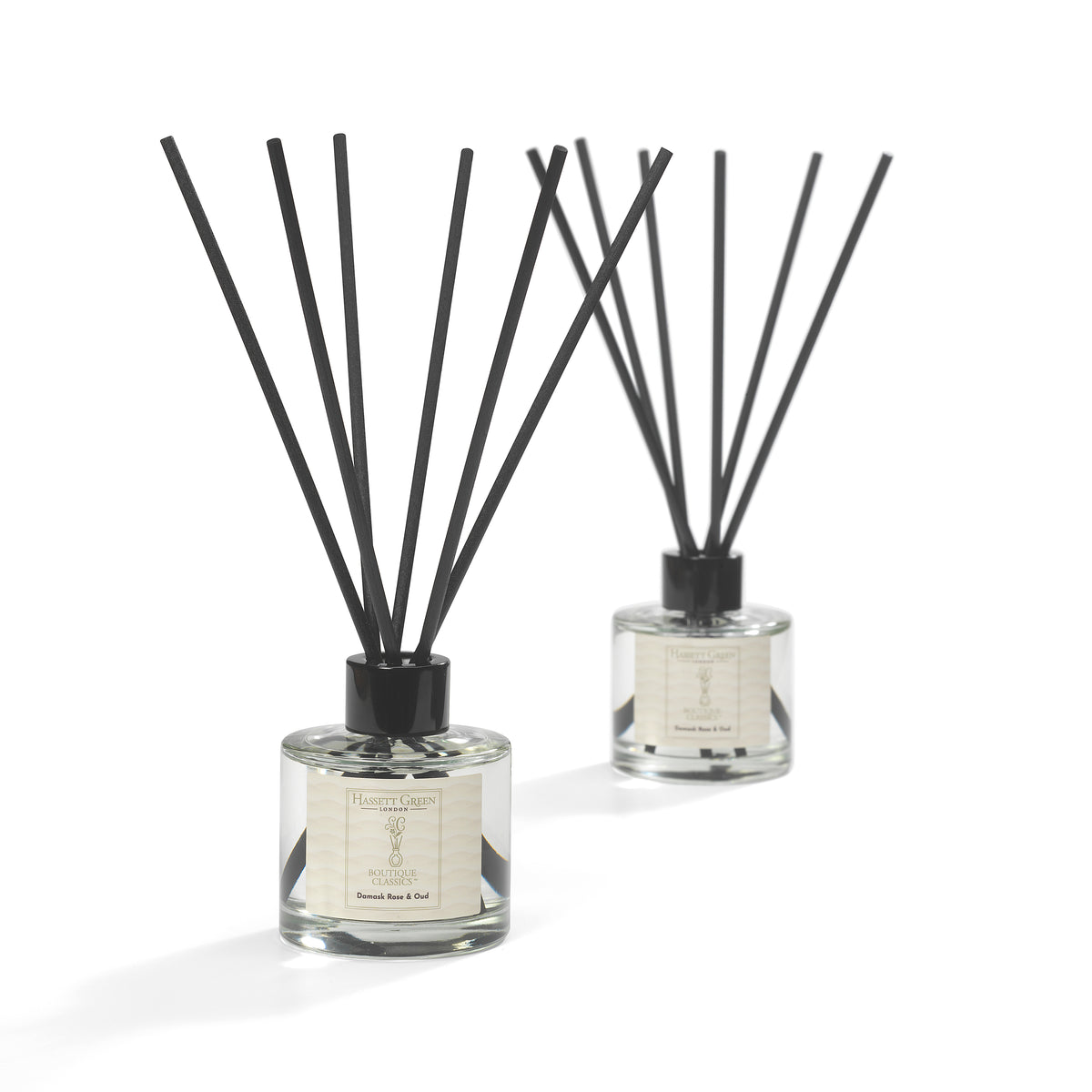 Duo Diffuser Damask Rose & Oud - Reed Diffuser Duo Set - 2 x 125ml