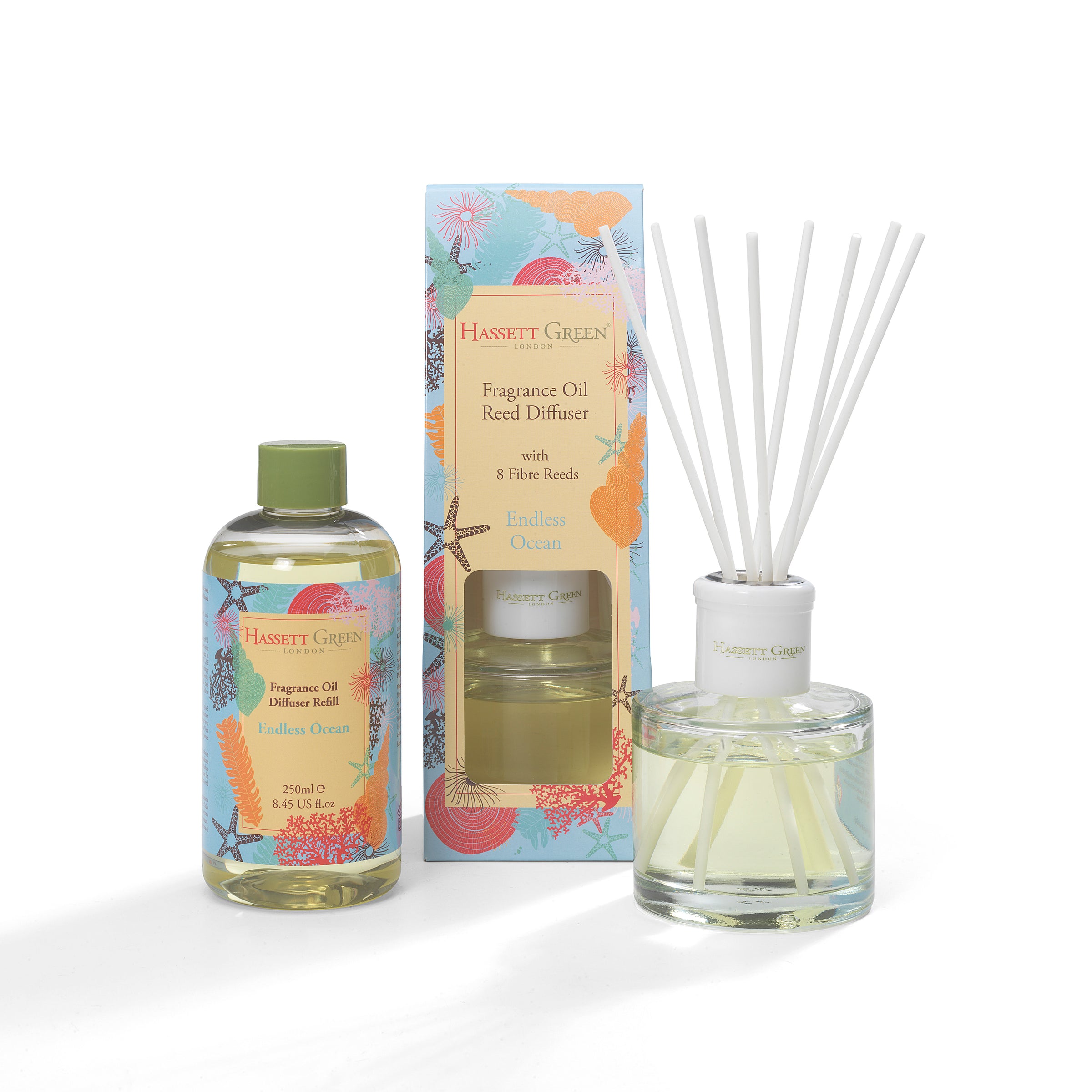 Reed Diffuser and Refill Combination Set - Endless Ocean – Hassett Green
