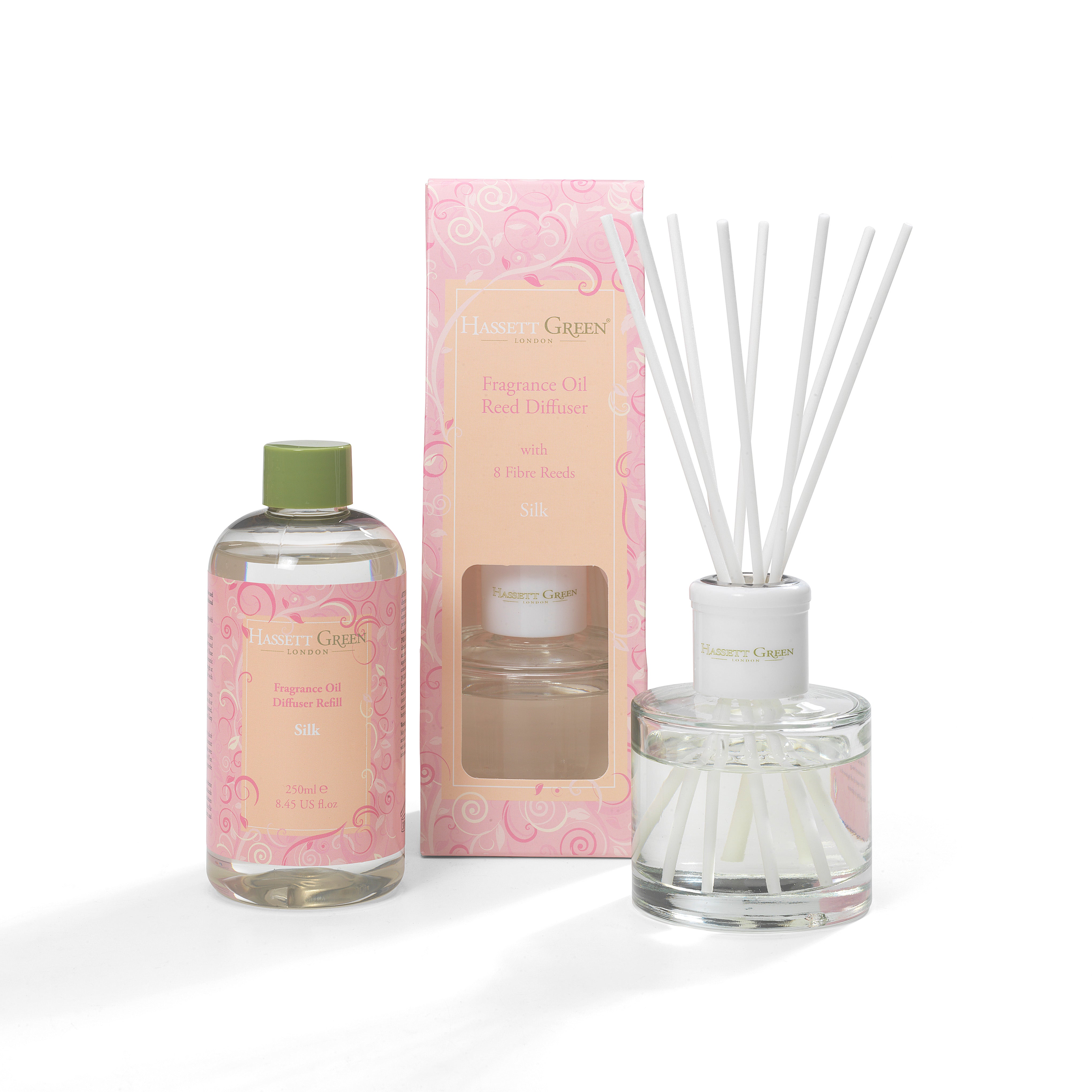 Silk - Reed Diffuser and Refill Combination Set