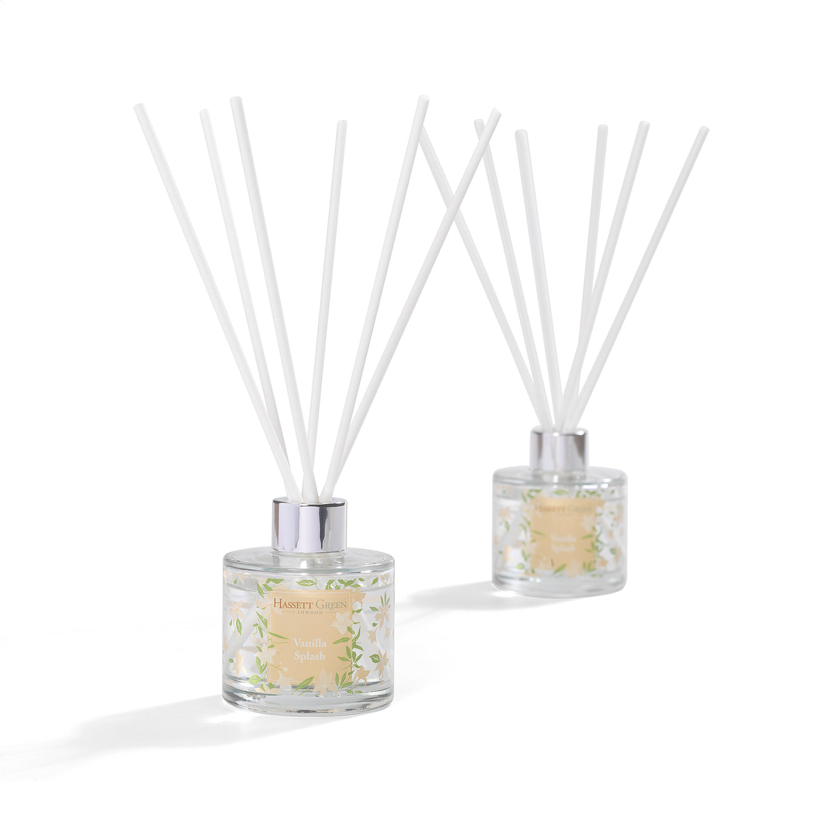 Splash Diffusers Material Vanilla Splash - Reed Diffuser Duo Set - 2 x 125ml