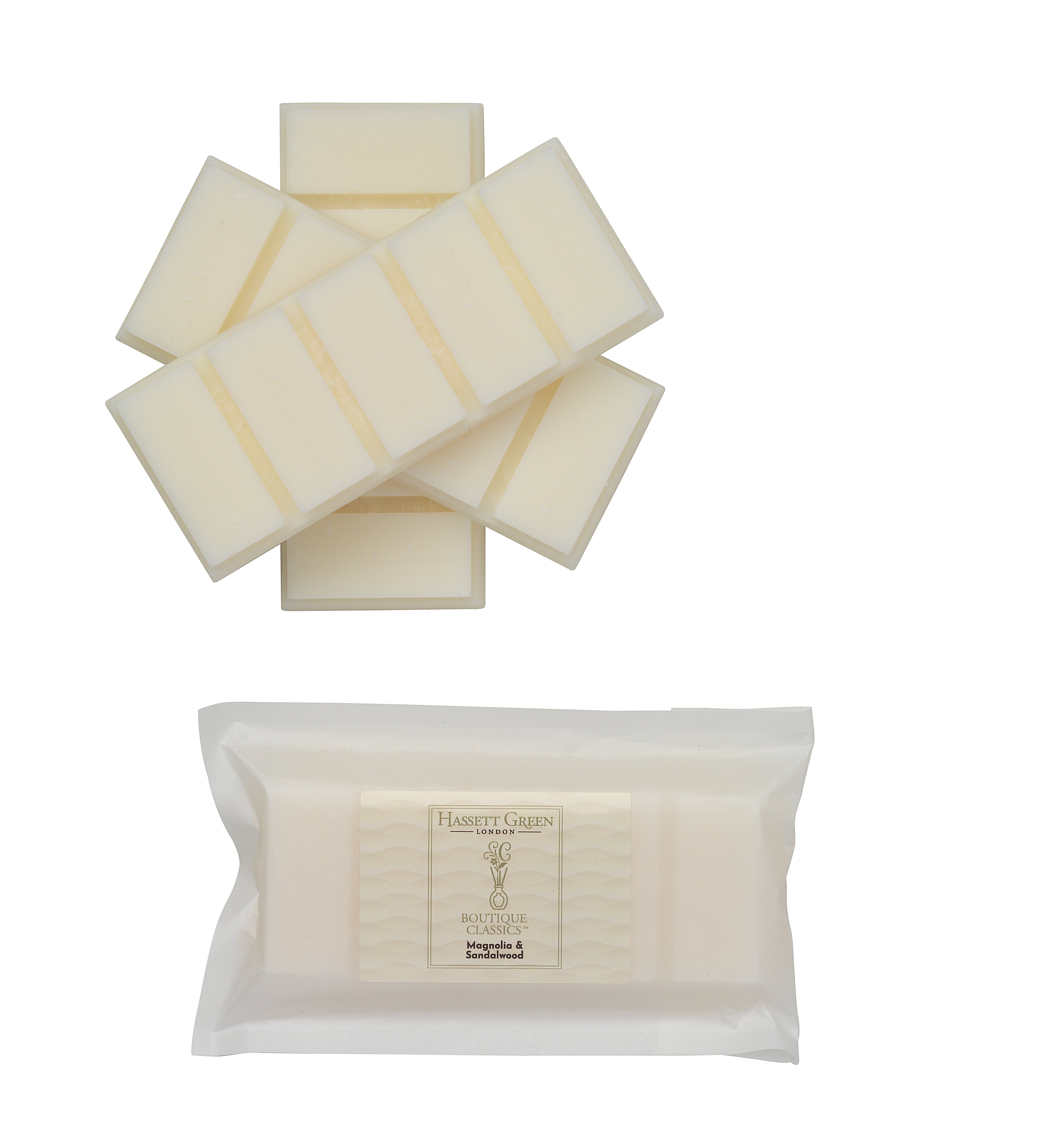 Magnolia & Sandalwood - Wax Melts 55g Snap Bars