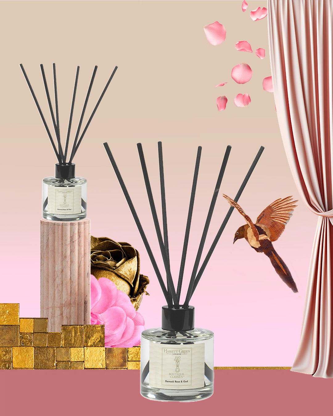 Damask Rose & Oud - Fragrance Oil Diffuser Refill 250ml