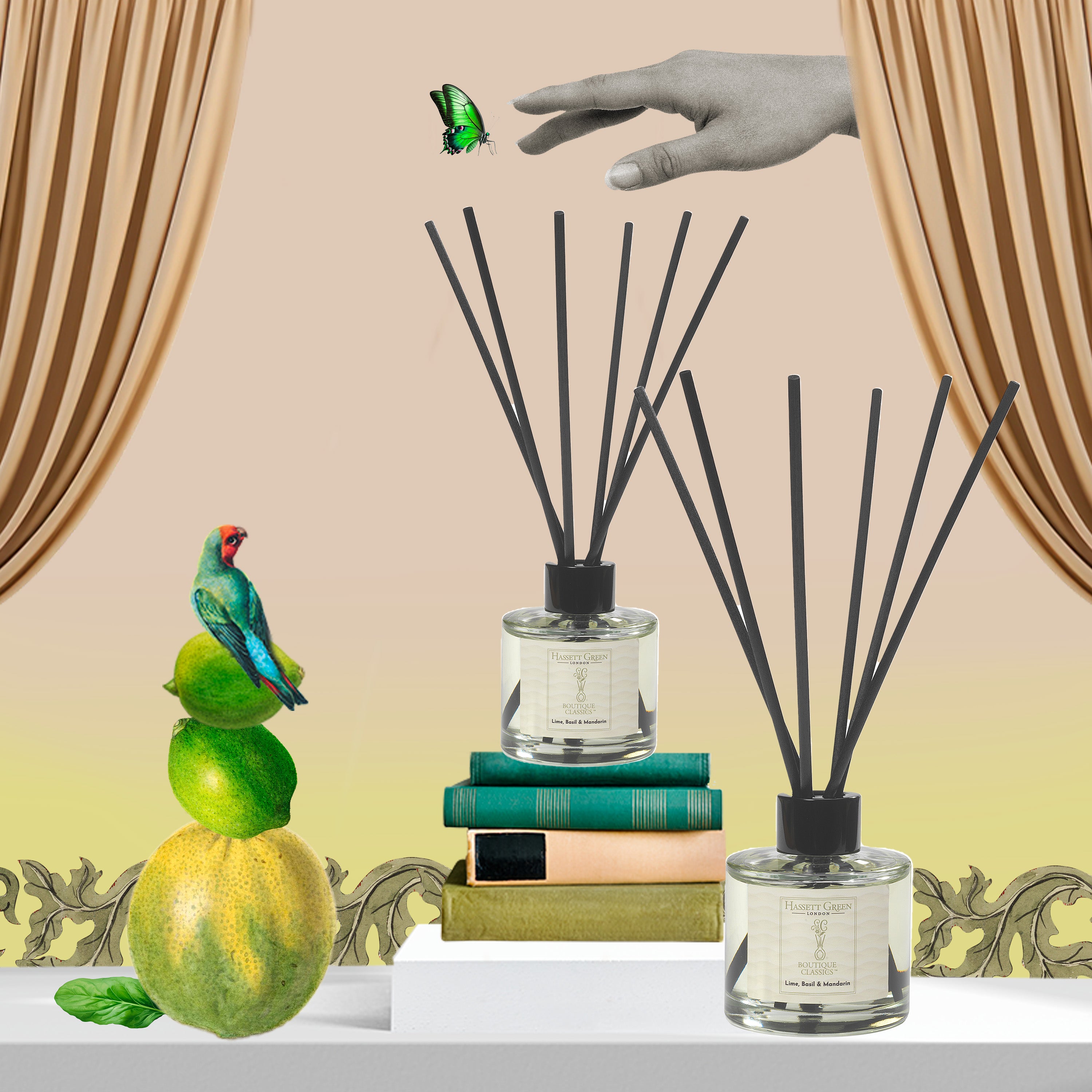 Lime Basil & Mandarin - Reed Diffuser Duo Set - 2 x 125ml