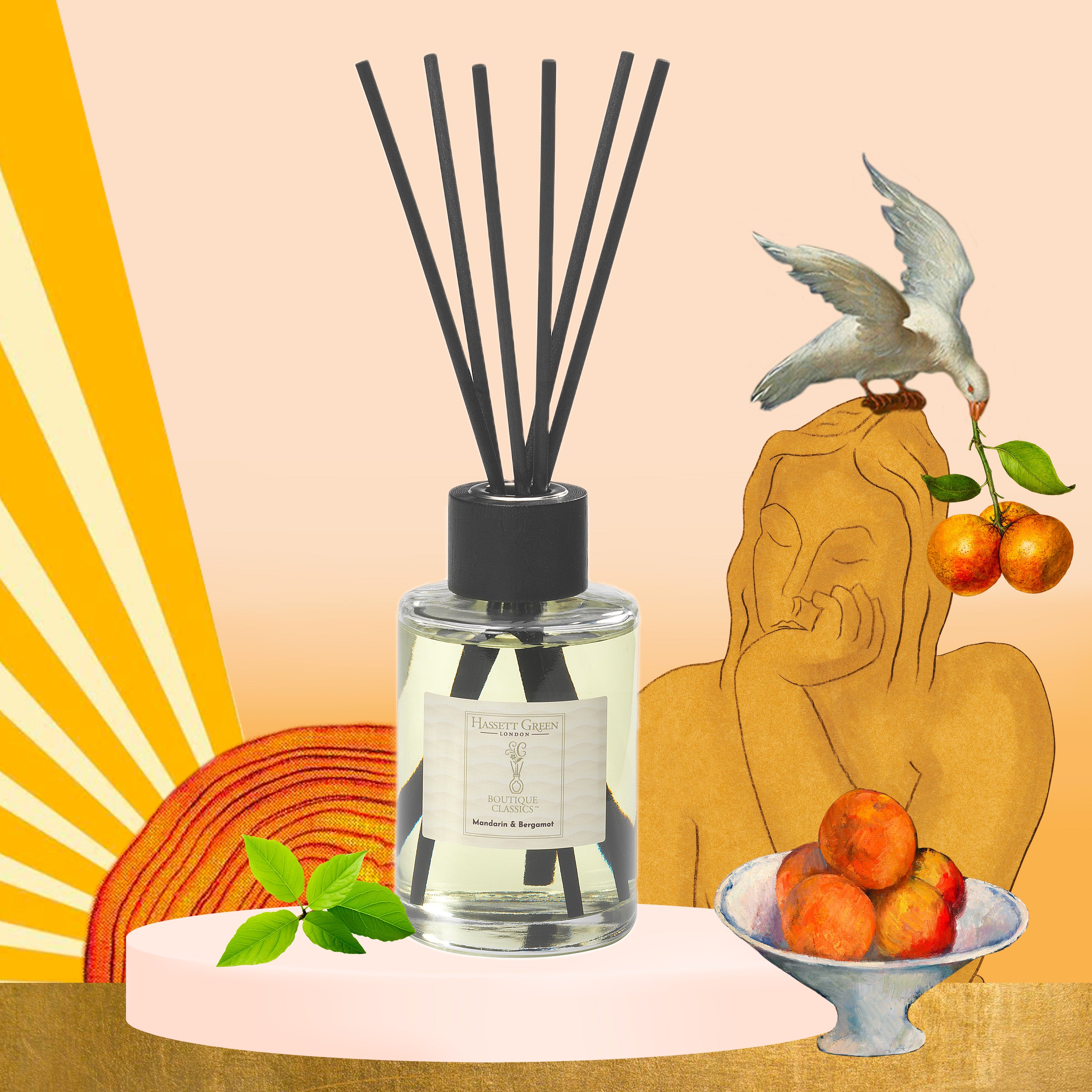Mandarin & Bergamot - Fragrance Oil Reed Diffuser 250ml