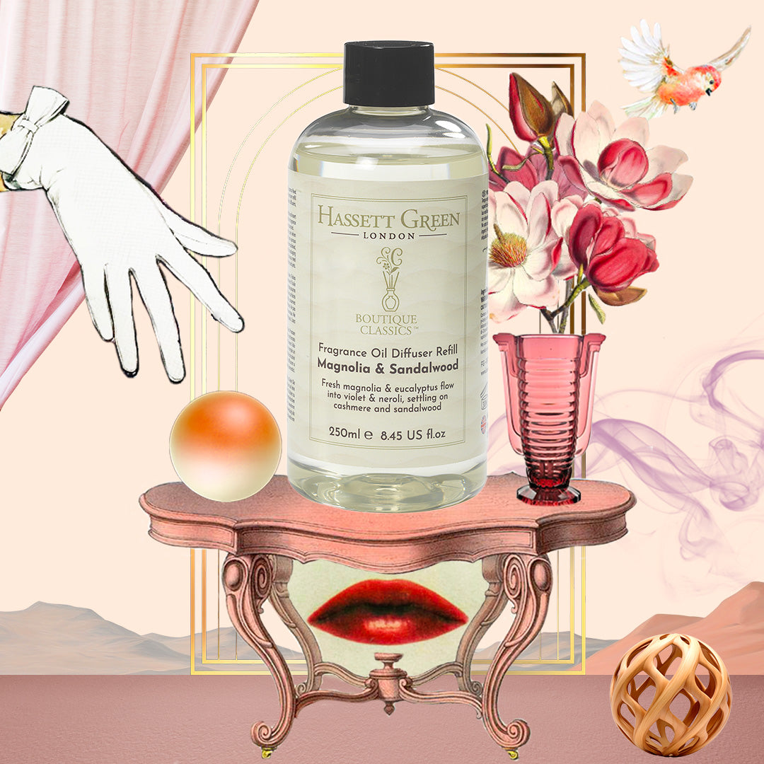 Magnolia & Sandalwood - Fragrance Oil Diffuser Refill 250ml