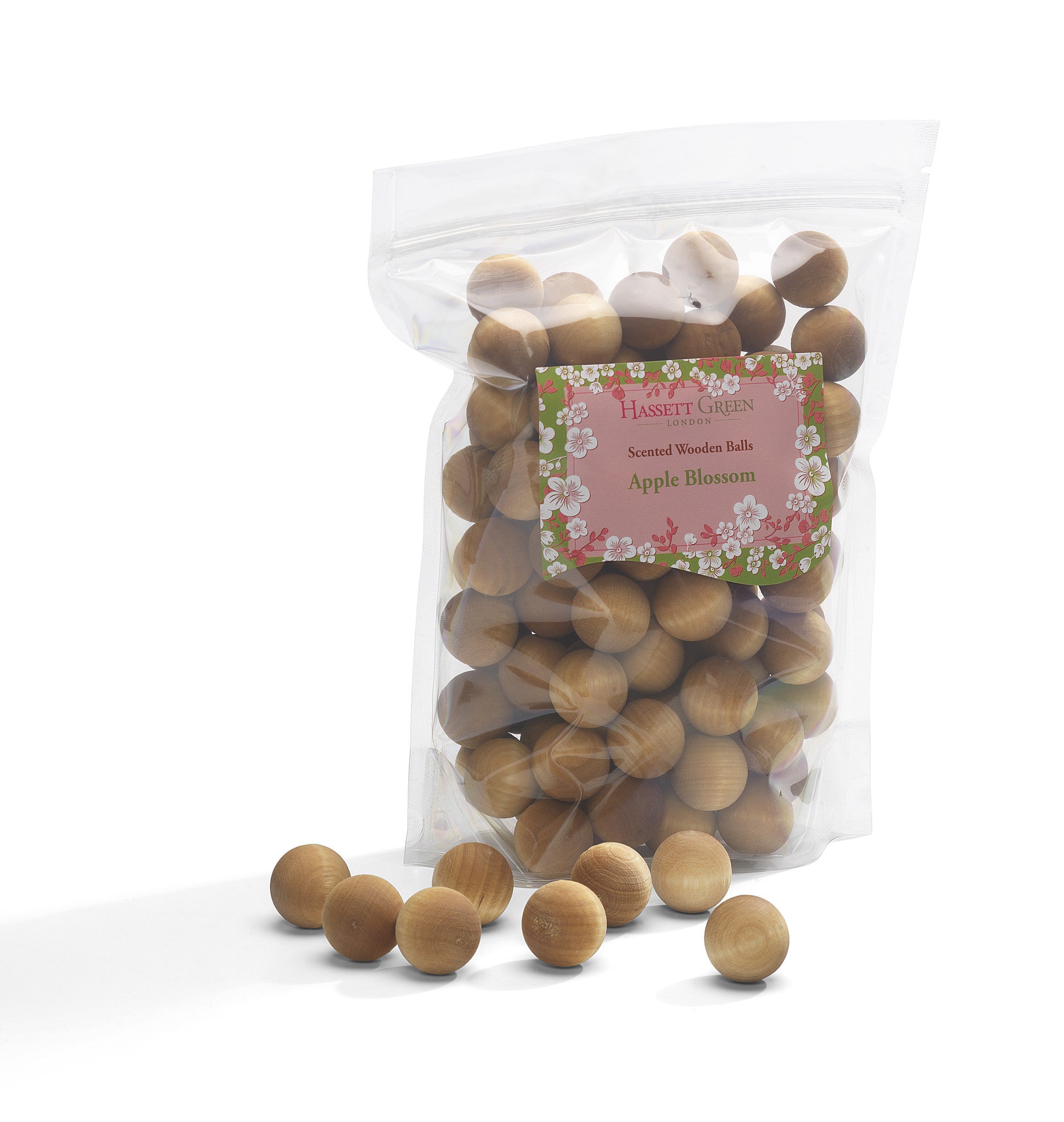 Apple Blossom - Scented Wooden Balls Pack of 100