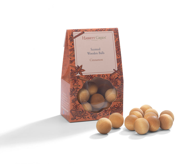 Cinnamon - Scented Wooden Balls Pack of 12
