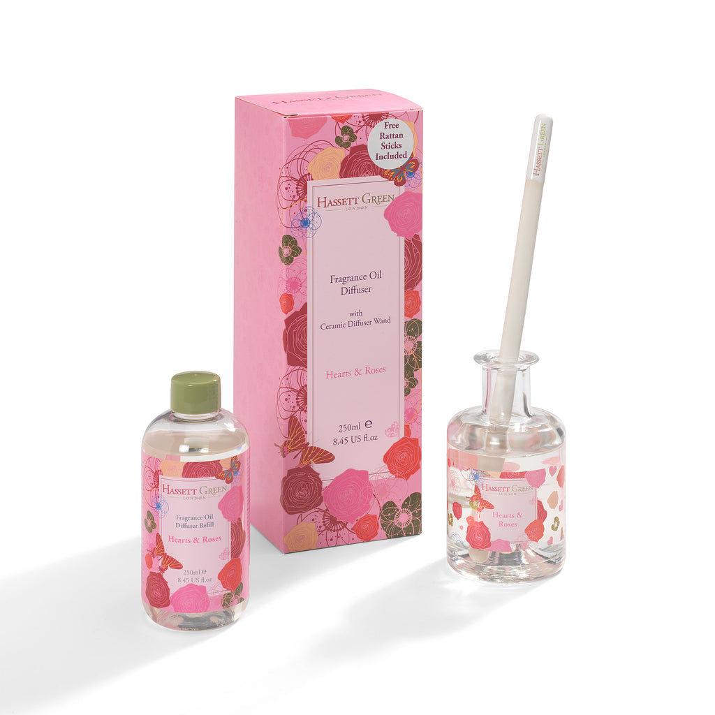 Hearts & Roses Fragrance Oil Diffuser 250ml