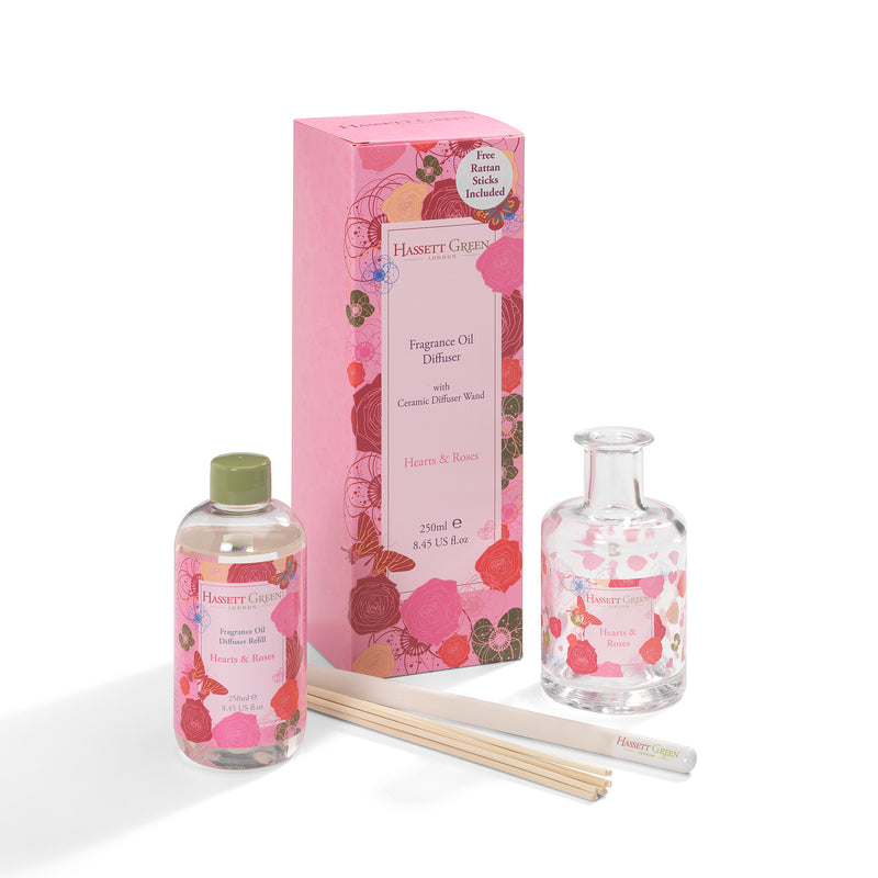 Hearts & Roses Fragrance Oil Diffuser 250ml
