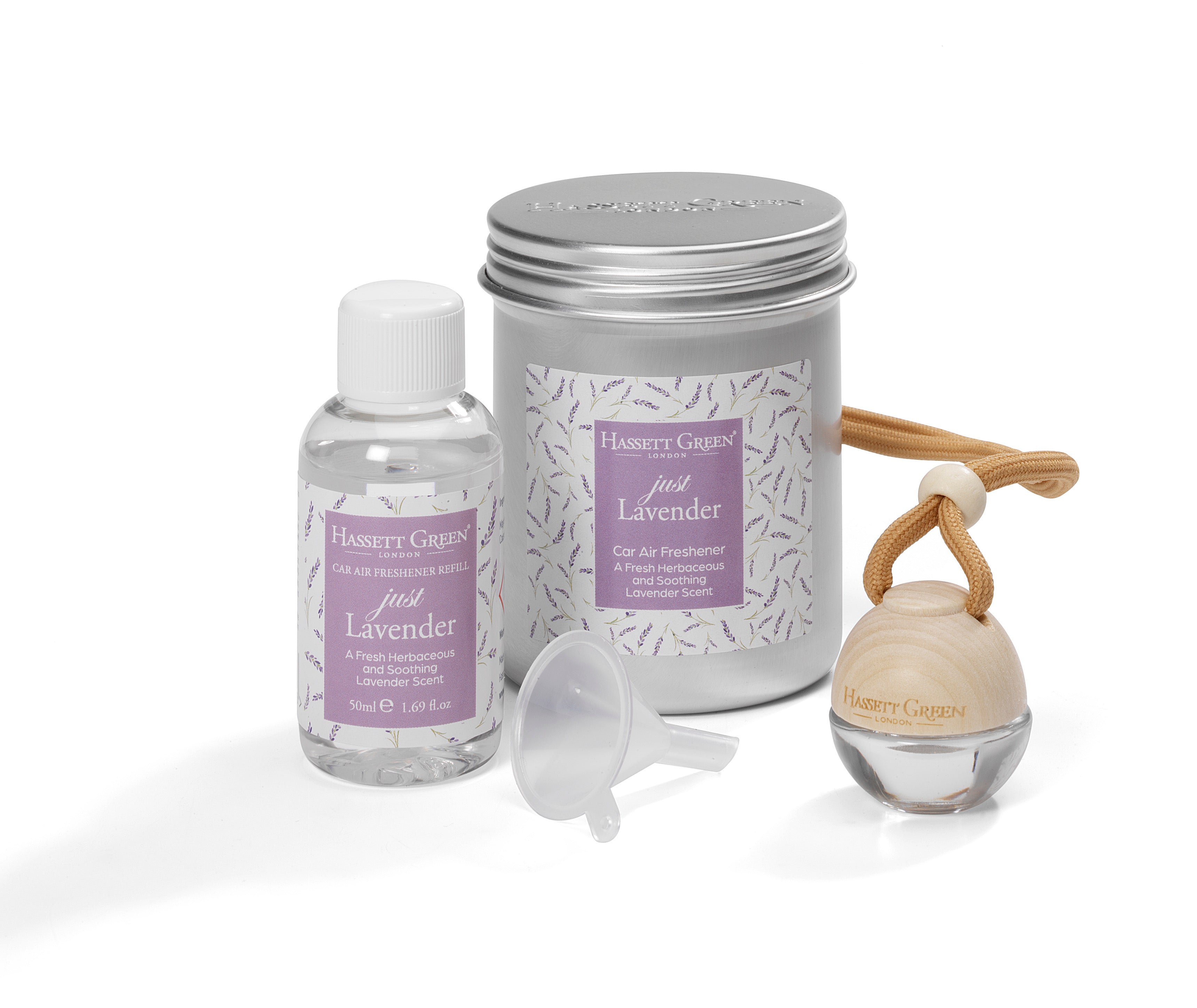 Just Lavender Car Freshener & Refill