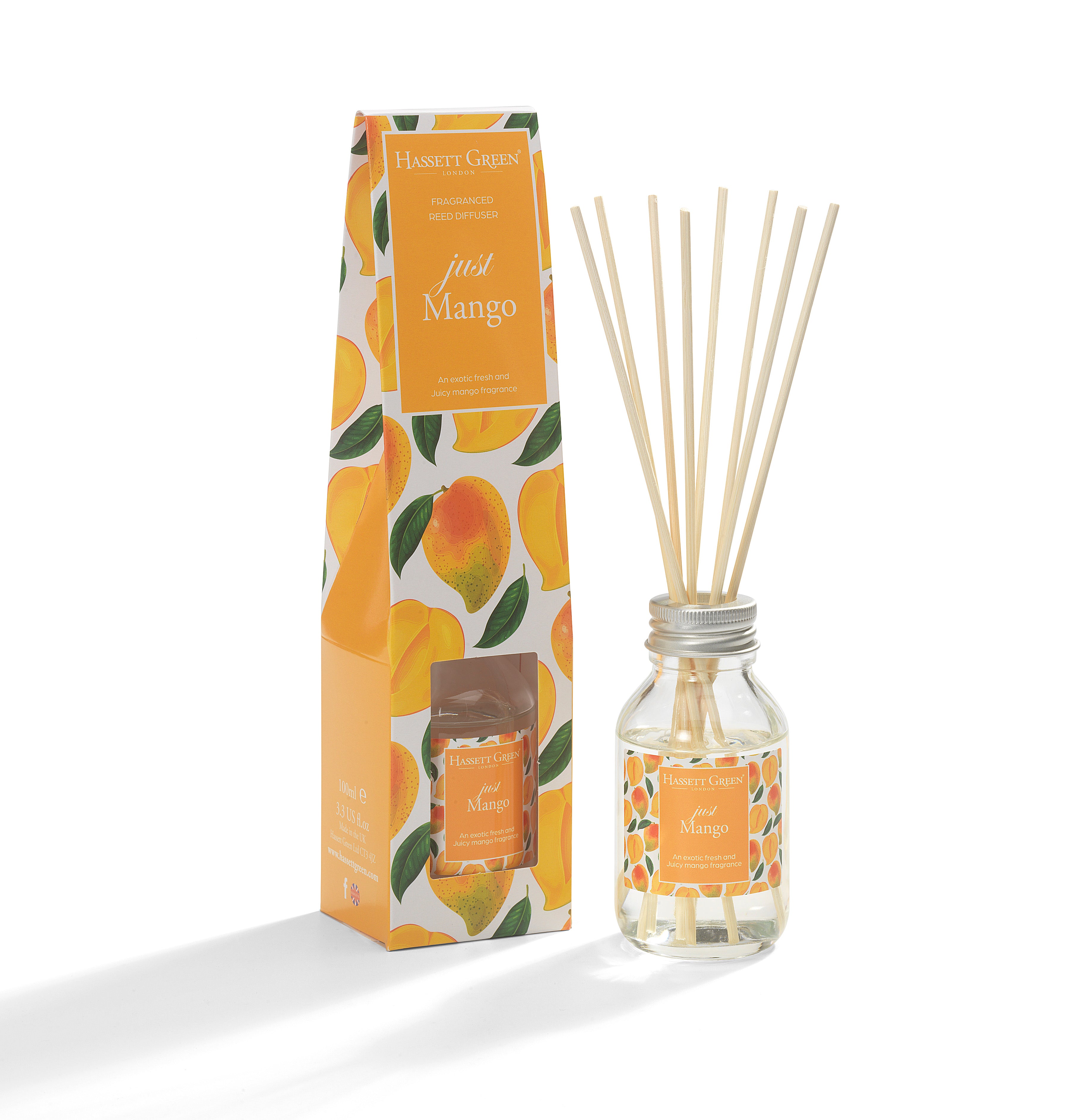 Just Mango - Fragranced Reed Diffuser 100ml
