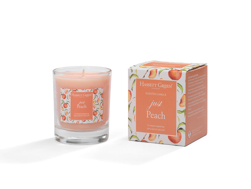 Just Peach Scented Candle 150g