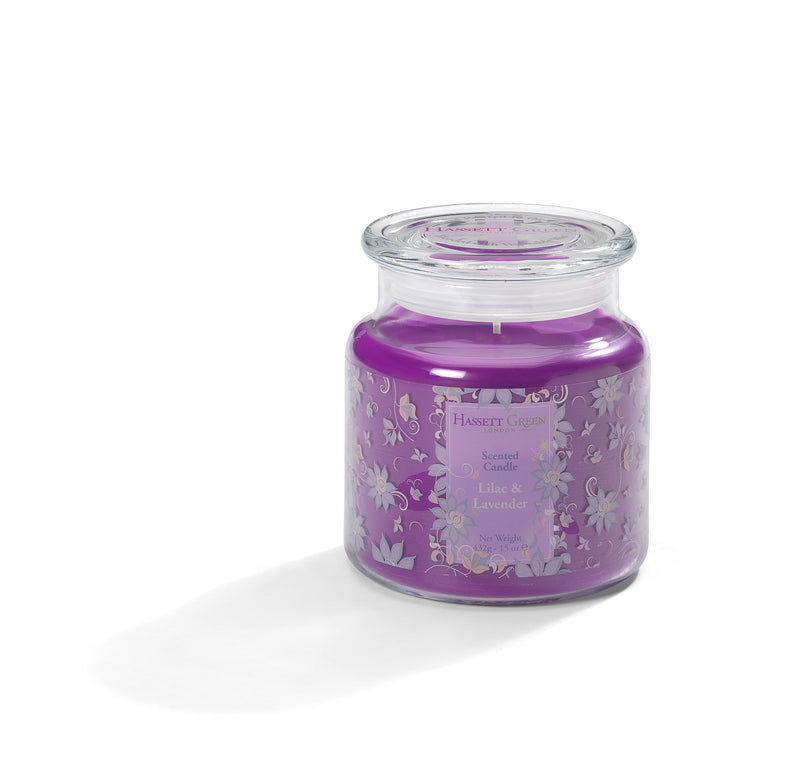 Lilac & Lavender - Scented Candle Jar 15oz