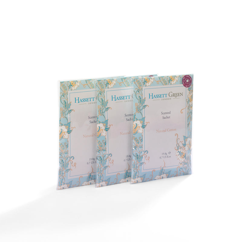 Natural Cotton Three Pack - Scented Sachet