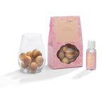 Silk - Scented Wooden Balls With Oil & Vase
