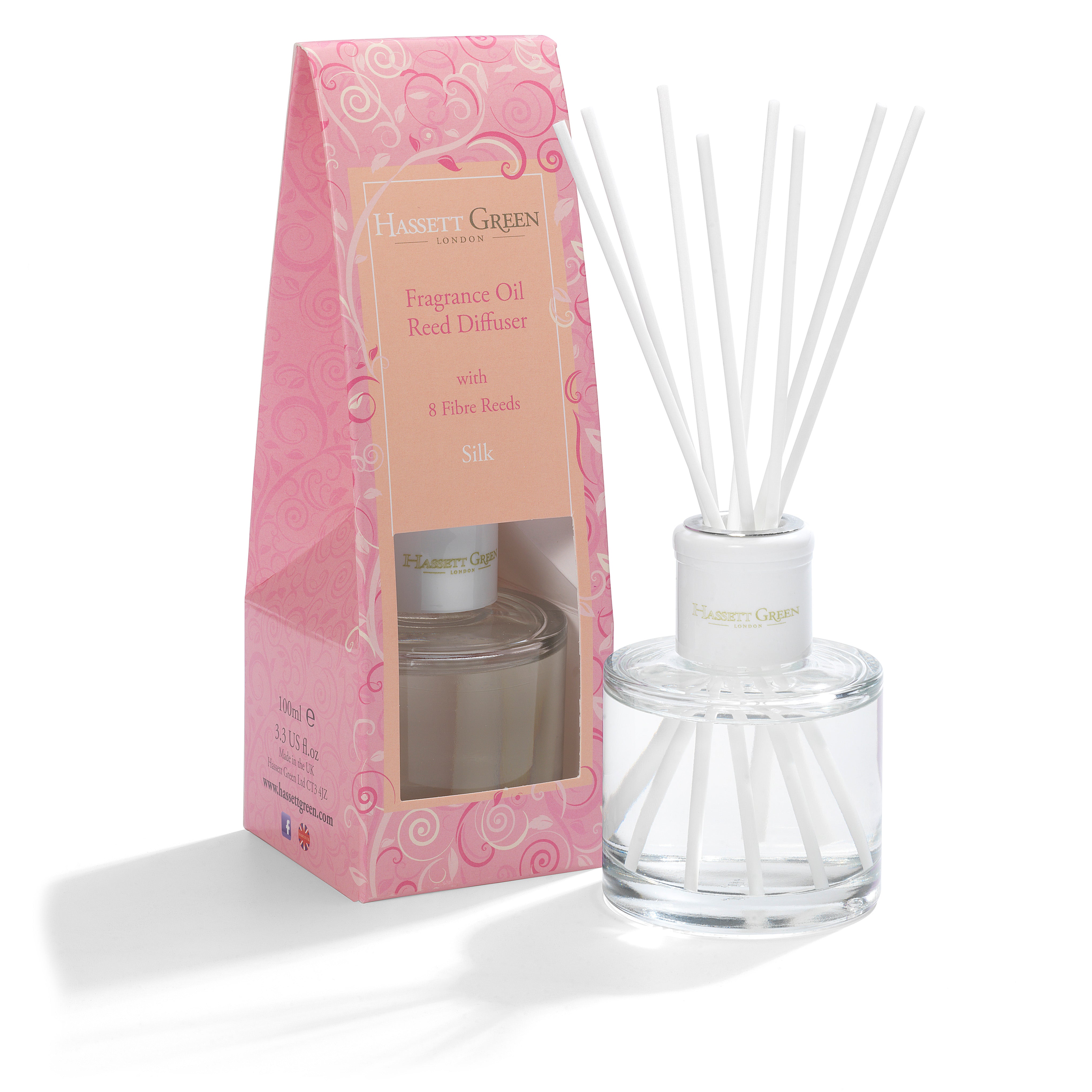 Silk - Fragrance Oil Reed Diffuser 100ml