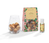 Strawberry - Scented Wooden Balls With Oil & Vase