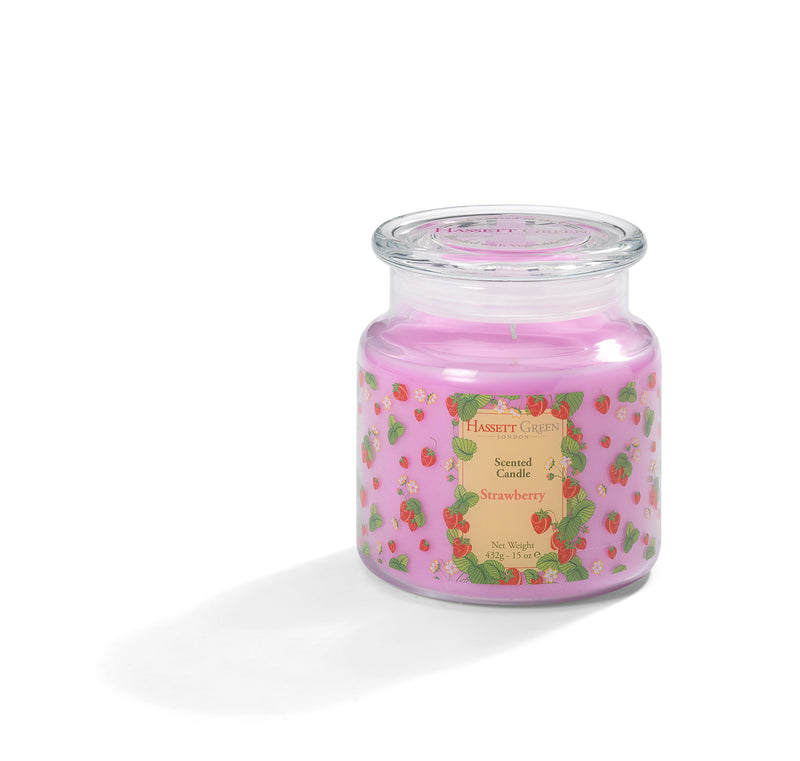 Strawberry - Scented Candle Jar 15oz