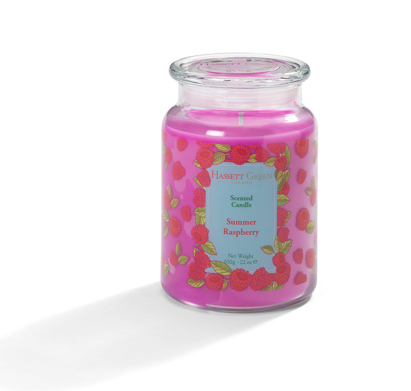 Summer Raspberry - Scented Candle Jar 22oz
